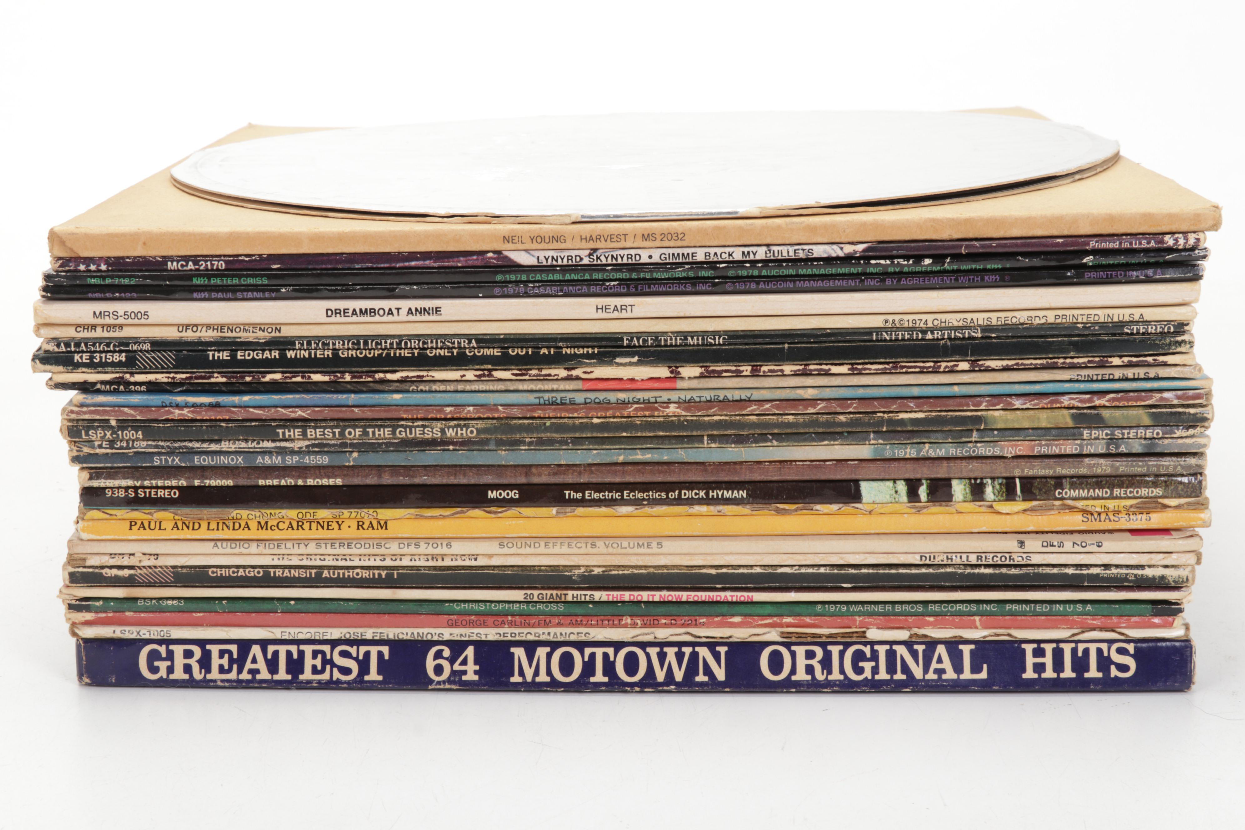 Grand Funk Railroad, Neil Young, Lynyrd Skynyrd, KISS, ELO, More Vinyl Records