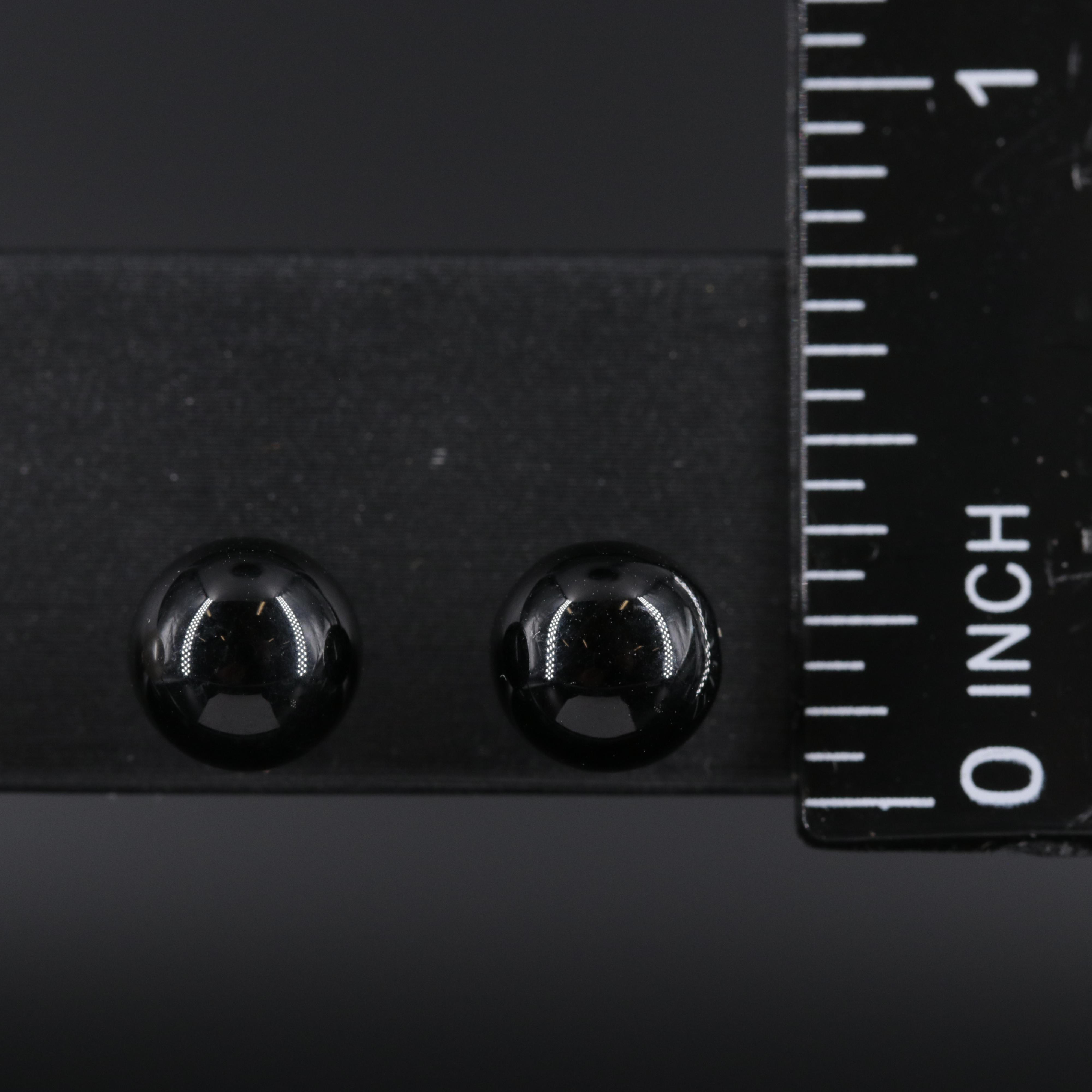 Sterling Silver Stud Earring Collection Including Pearl and Onyx