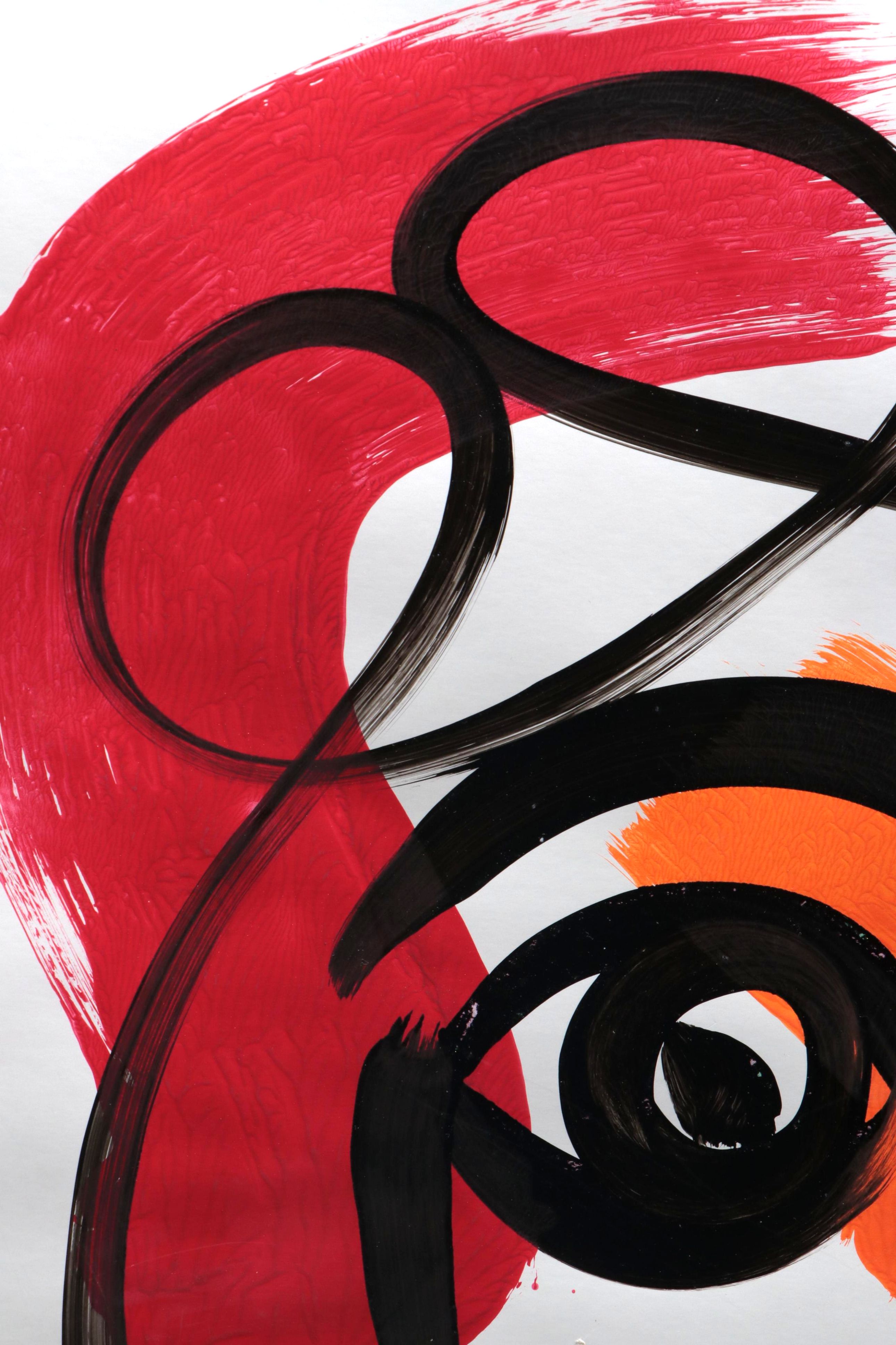 Peter Keil Abstract Portrait Acrylic Painting