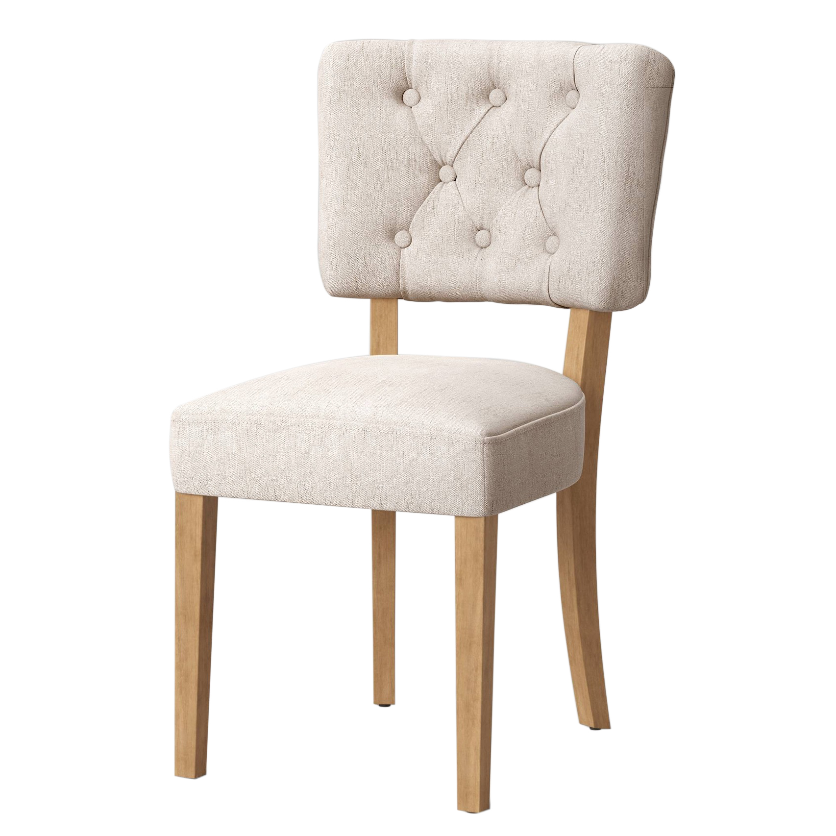 Threshold "Fremont" Tufted Dining Chair in Linen