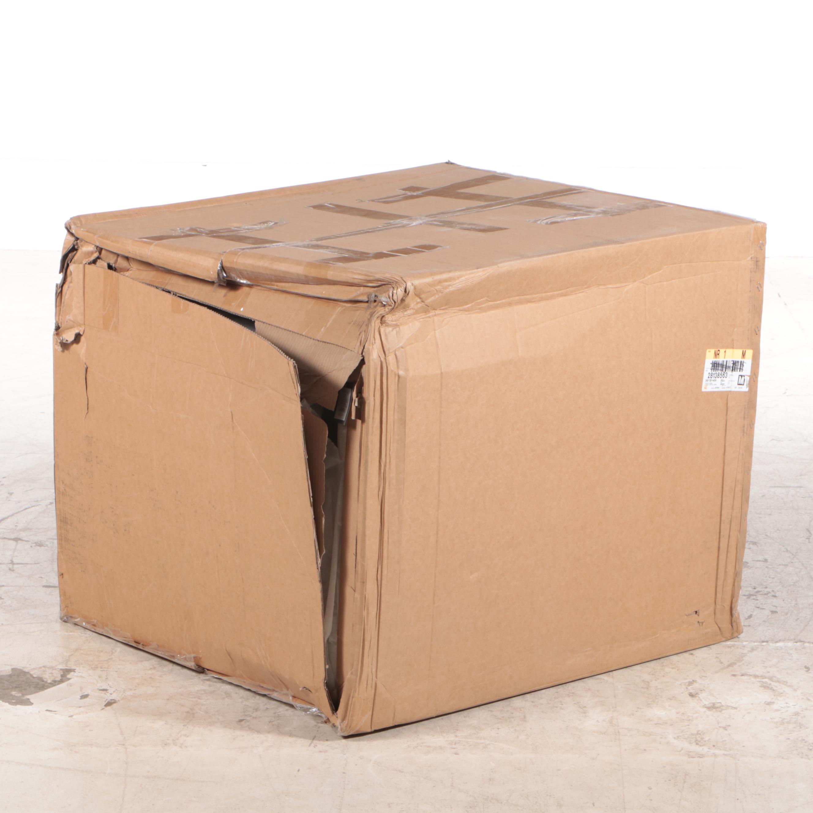 Studio McGee Threshold "Vivian Park" Cream Upholstered Swivel Armchair