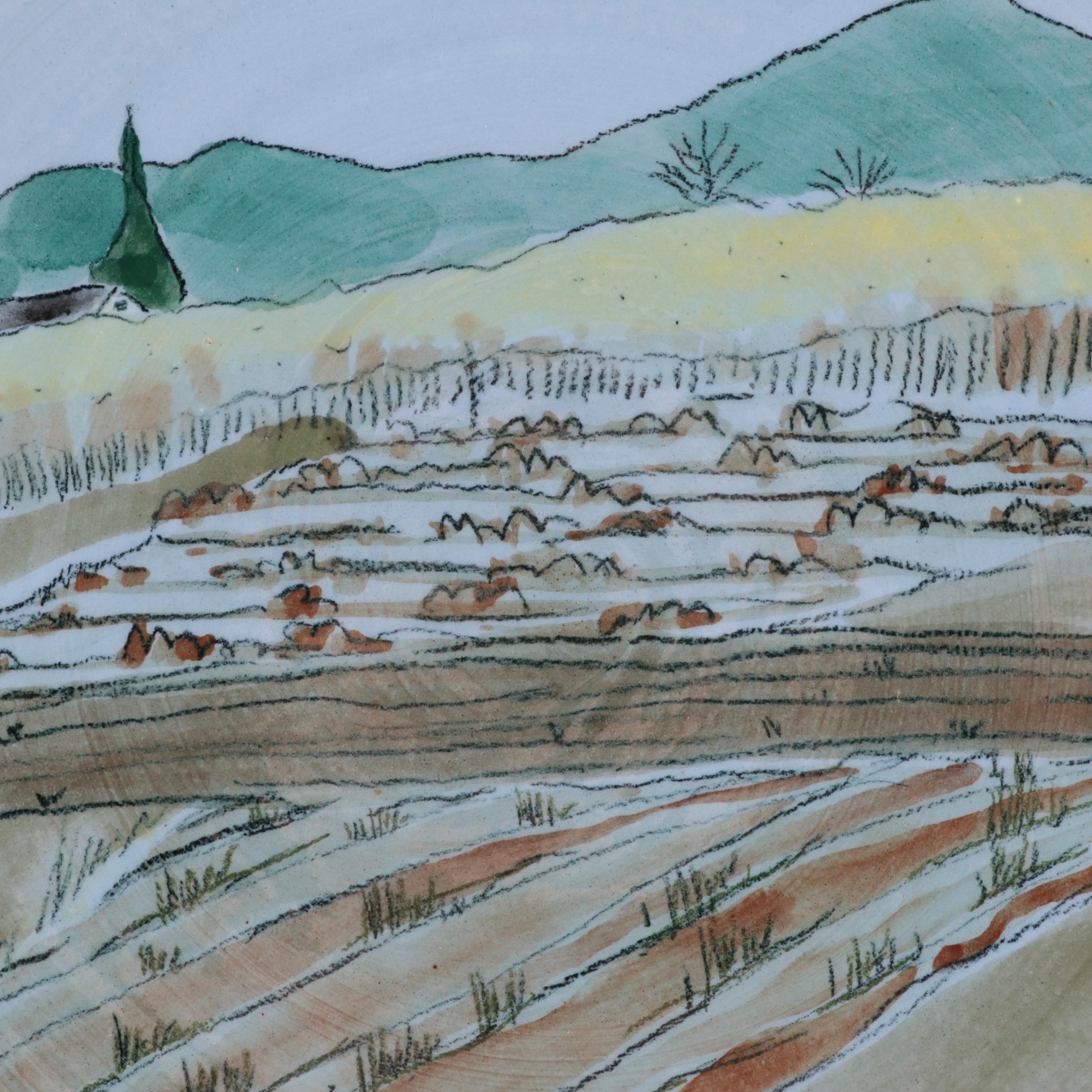 Glazed Terracotta Serving Bowls, 21st Century