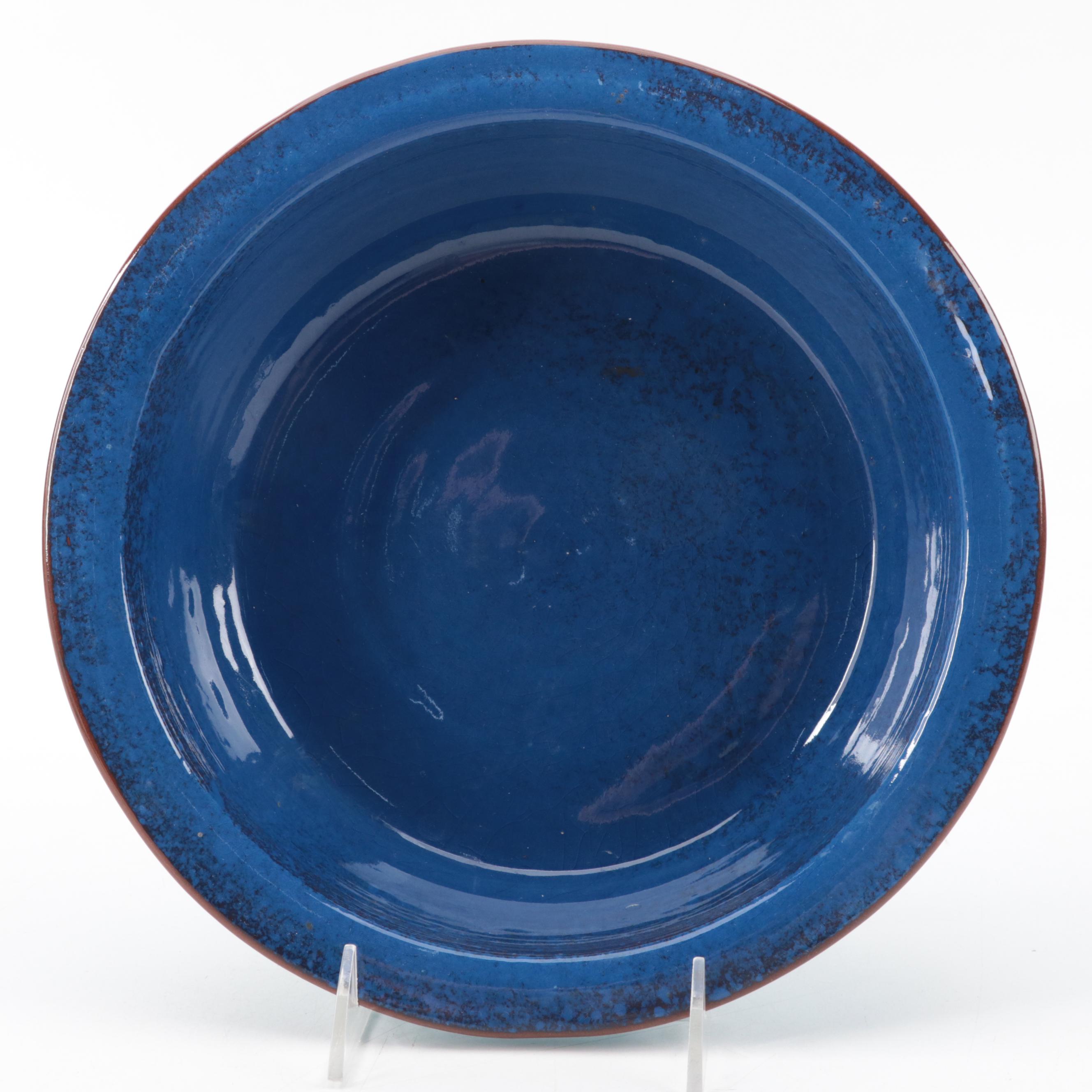 Glazed Terracotta Serving Bowls, 21st Century