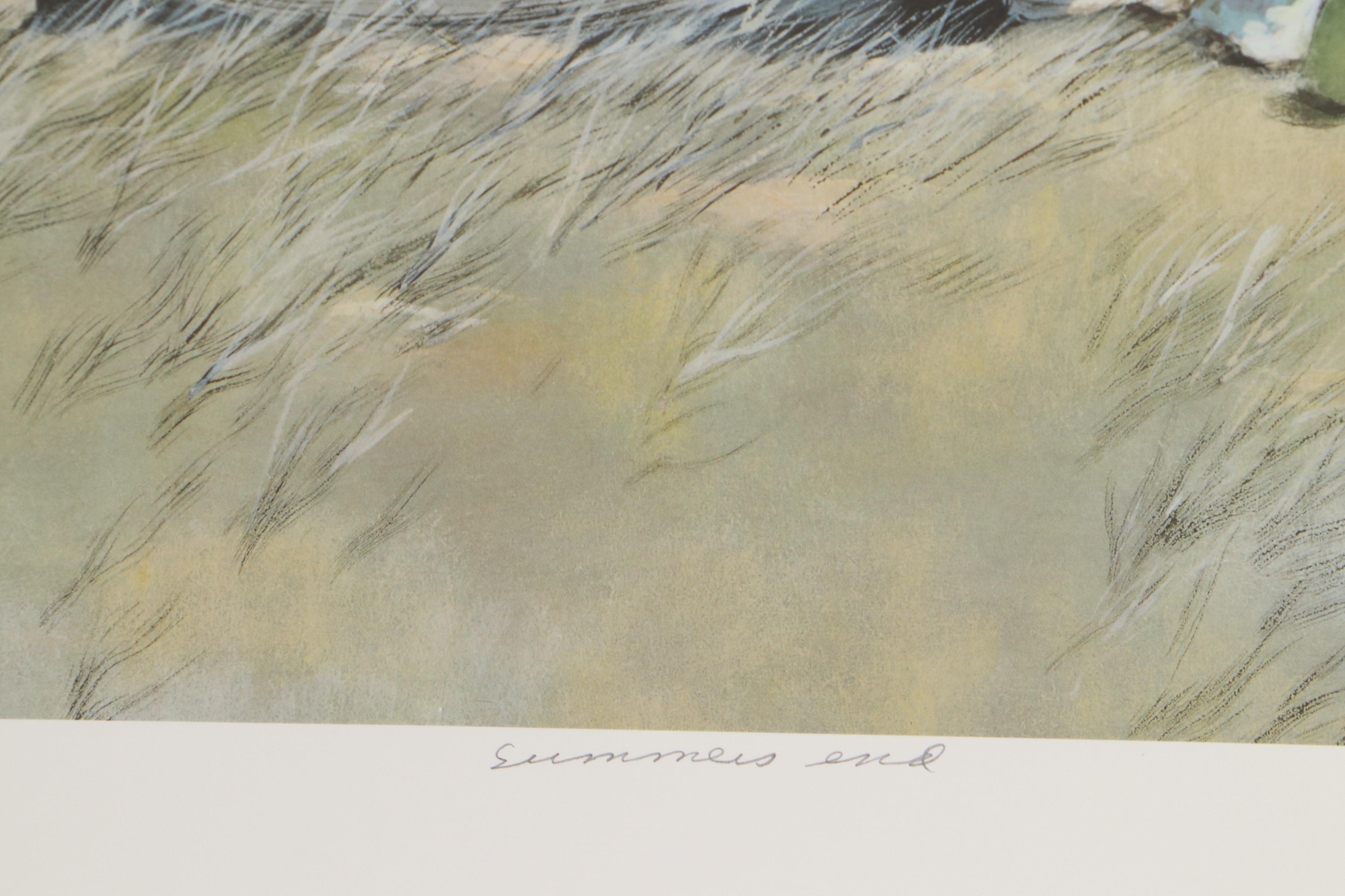 Robert Fabe Offset Lithographs Including "Hilton Head," 1993