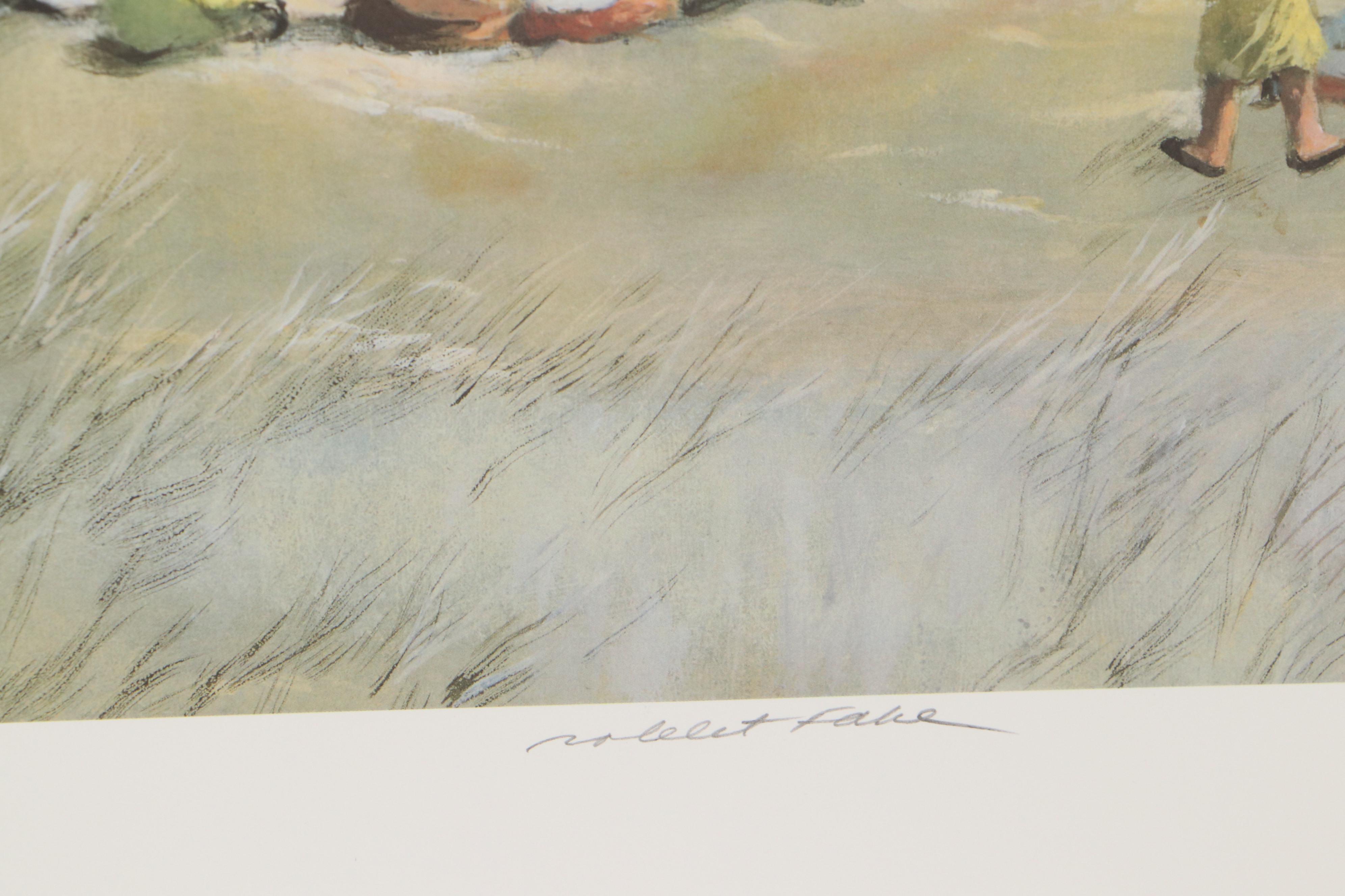 Robert Fabe Offset Lithographs Including "Hilton Head," 1993