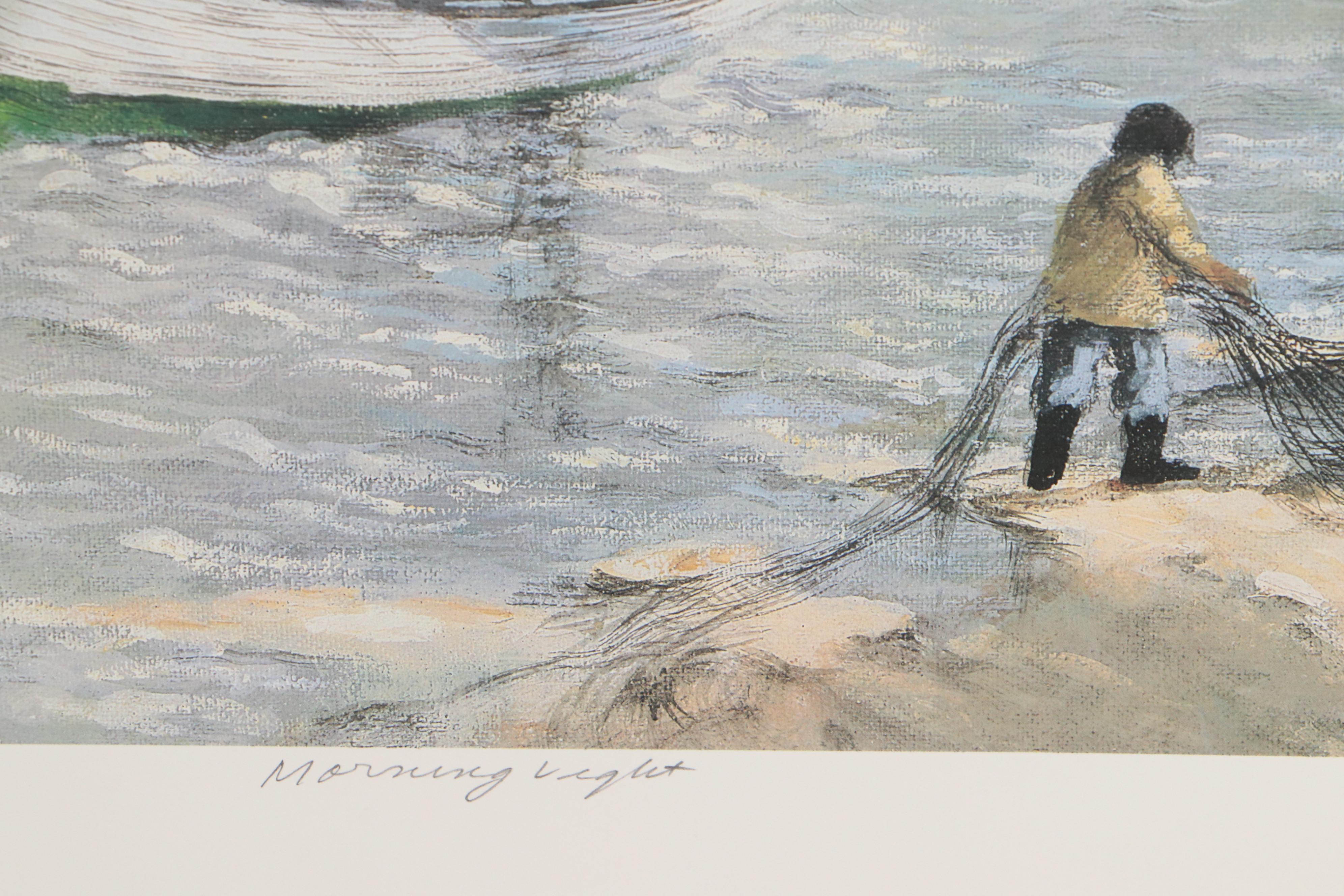 Robert Fabe Offset Lithographs Including "Hilton Head," 1993