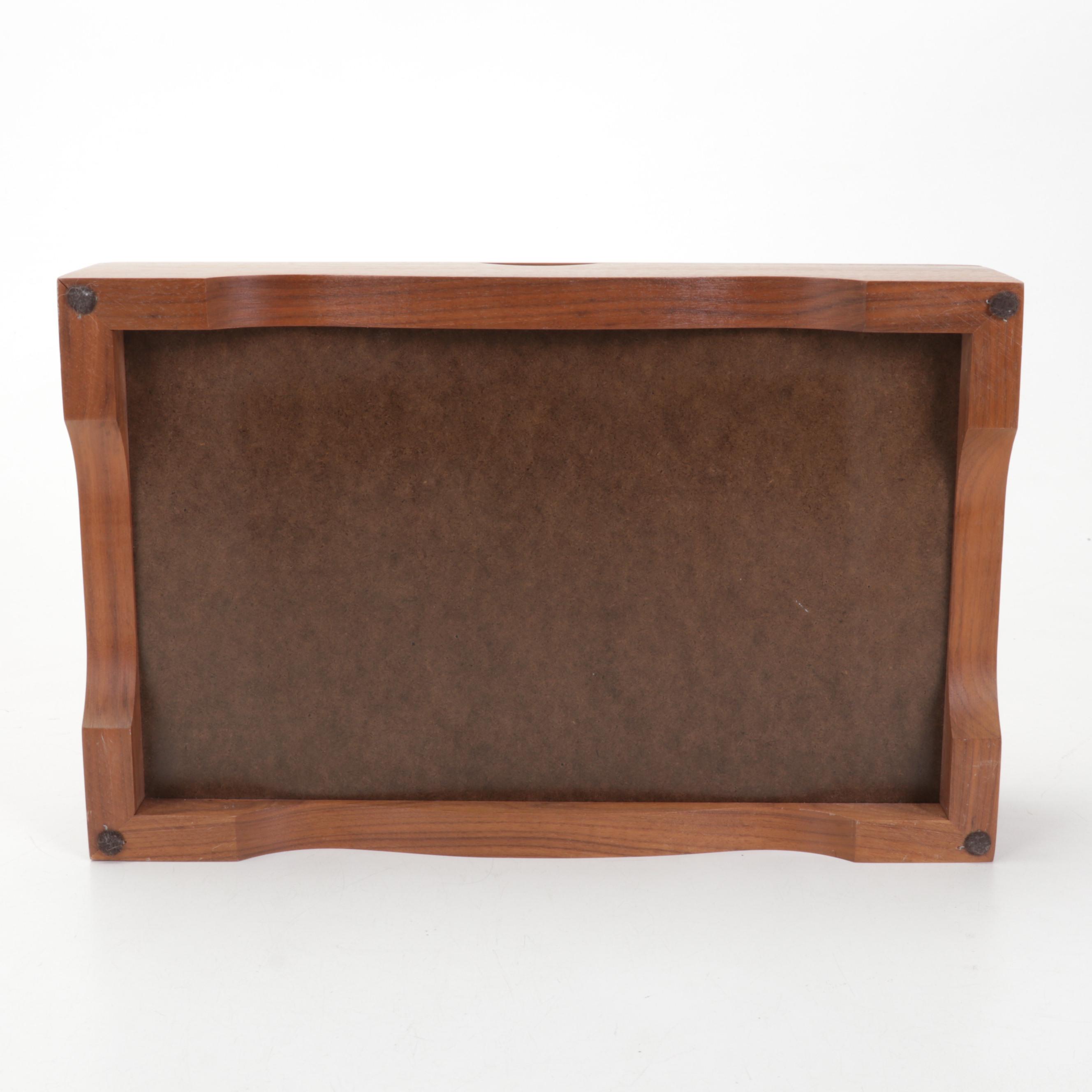 Hudson River Inlaid Decorative Storage Box With Pair of Shaker Style Boxes