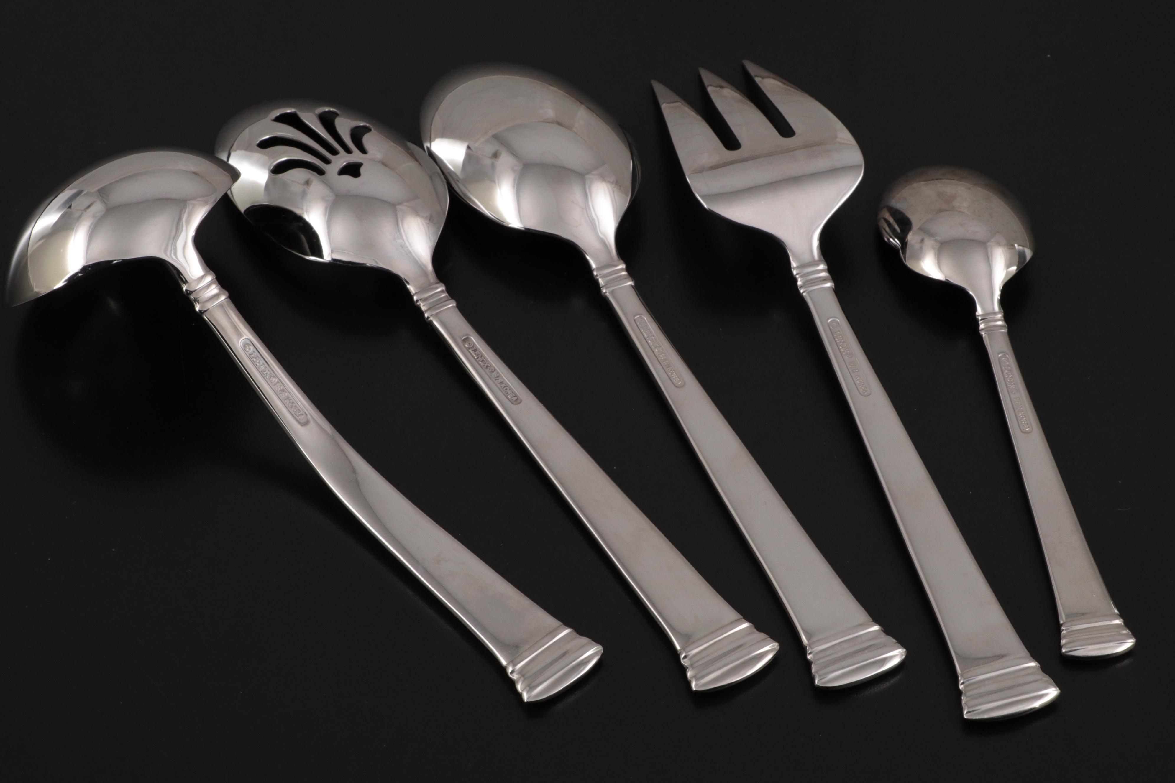 Lenox "Eternal" Stainless Steel Flatware Set with Storage Chest