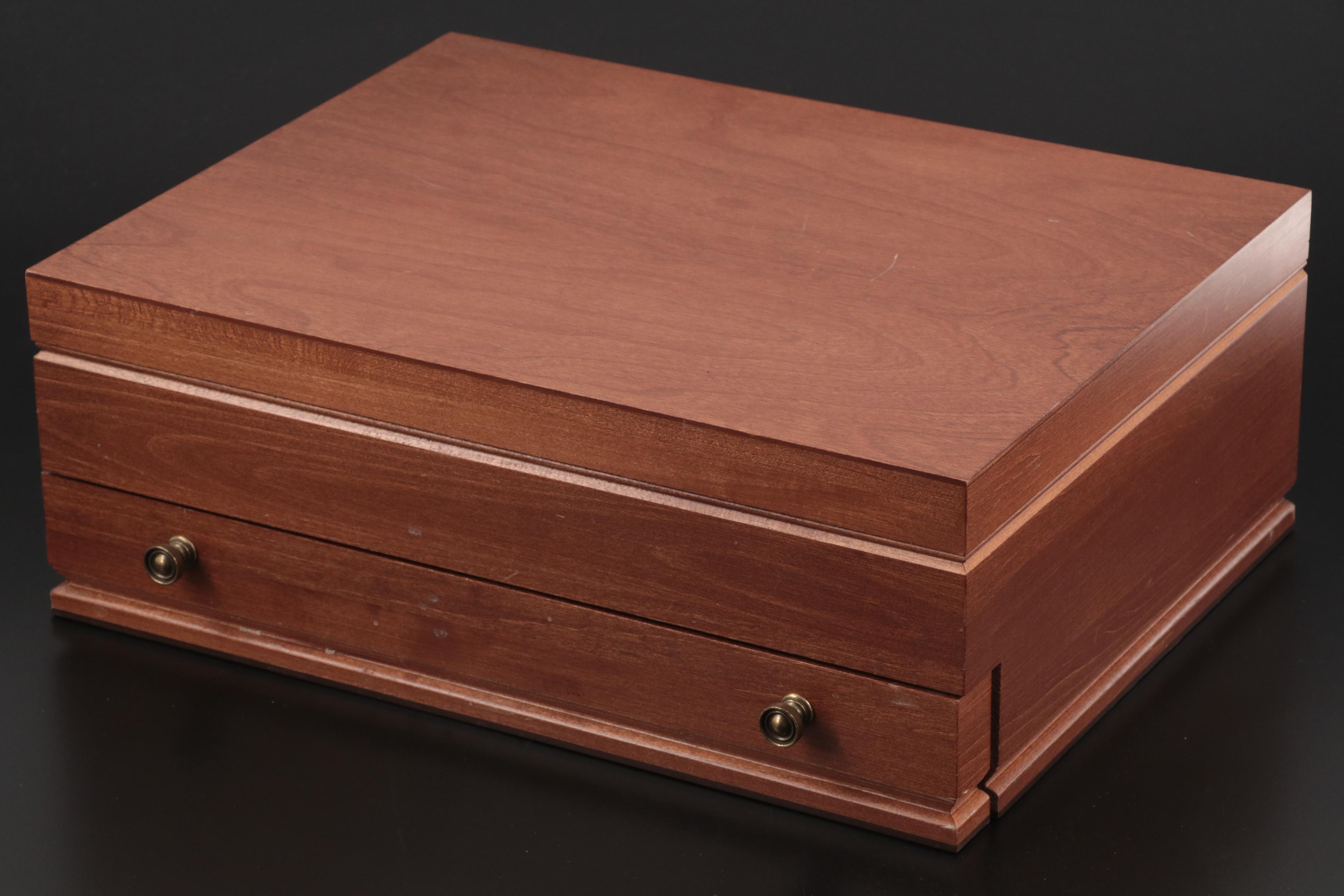 Lenox "Eternal" Stainless Steel Flatware Set with Storage Chest