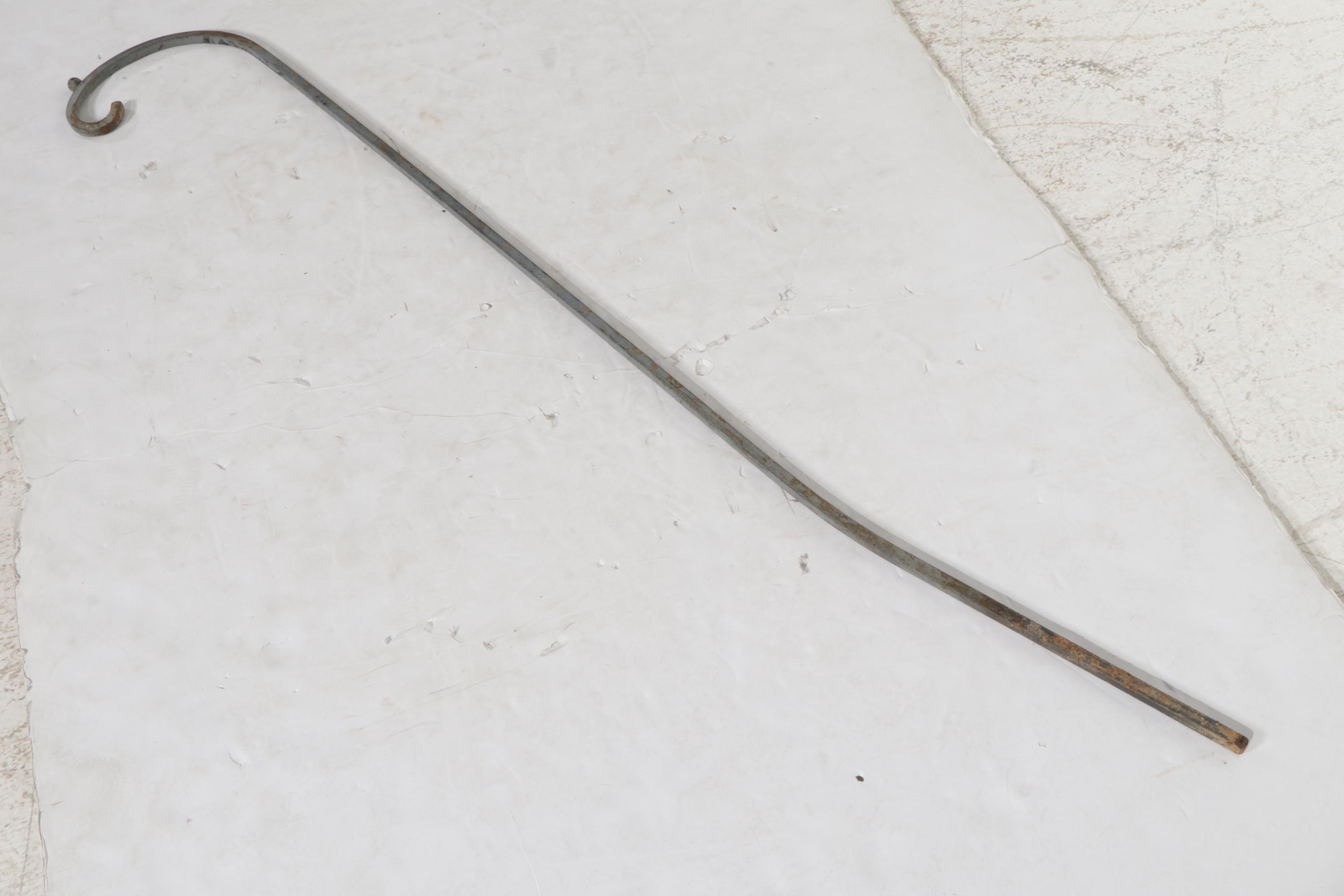 Smith & Hawken Copper and Iron Bird Bath with Iron Garden Shepherd's Hook