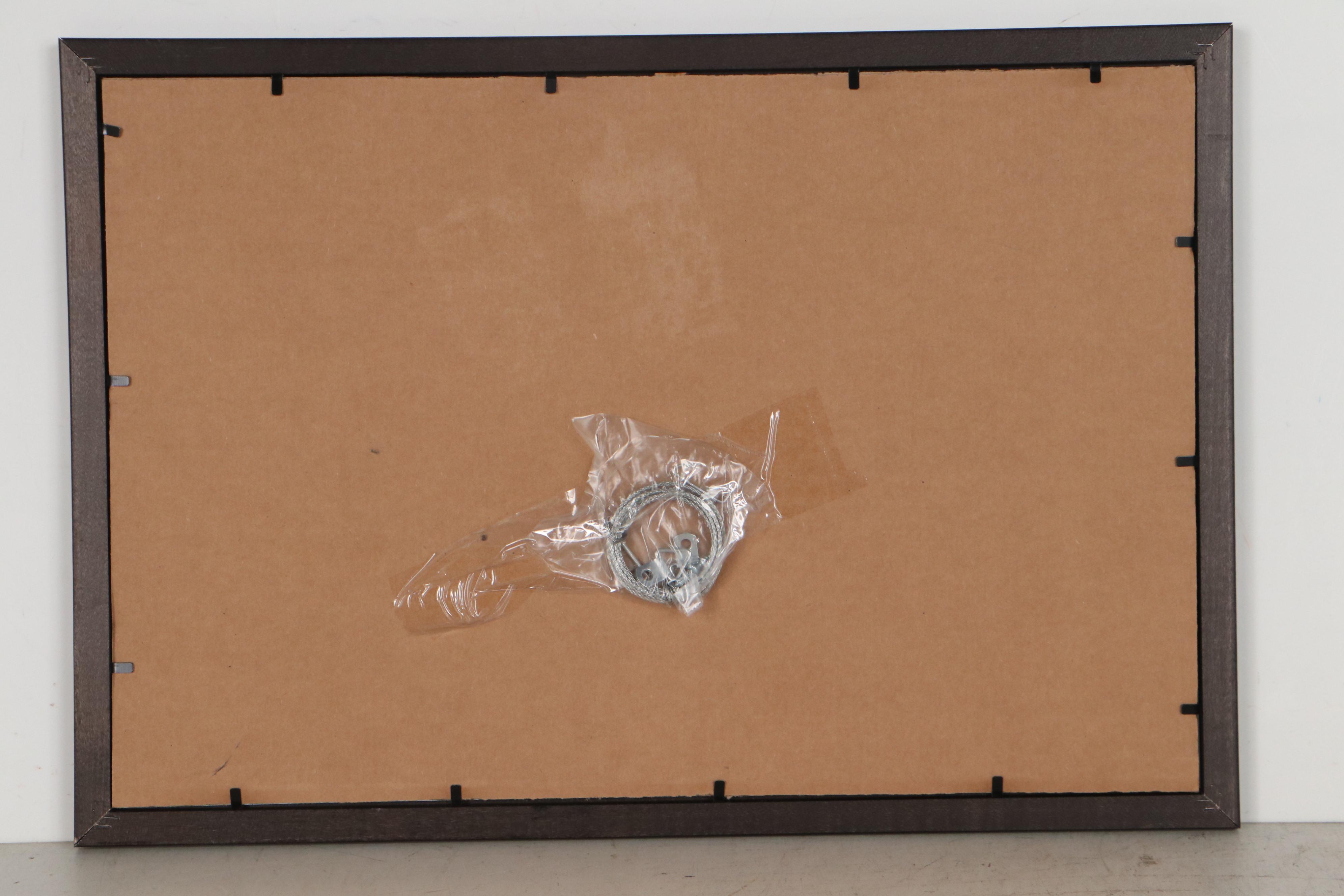 Jerry Kellems Abstract Ink Drawing "Occupied Island," 2005