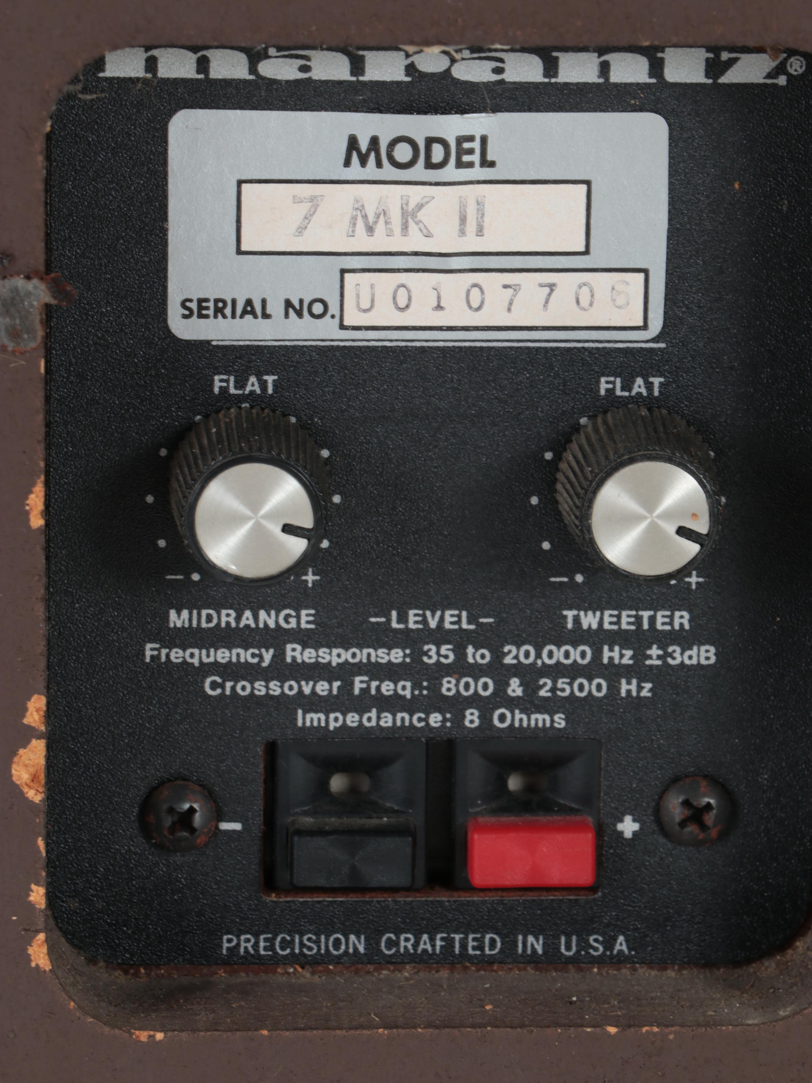 Marantz Model 7 MKII Speaker System