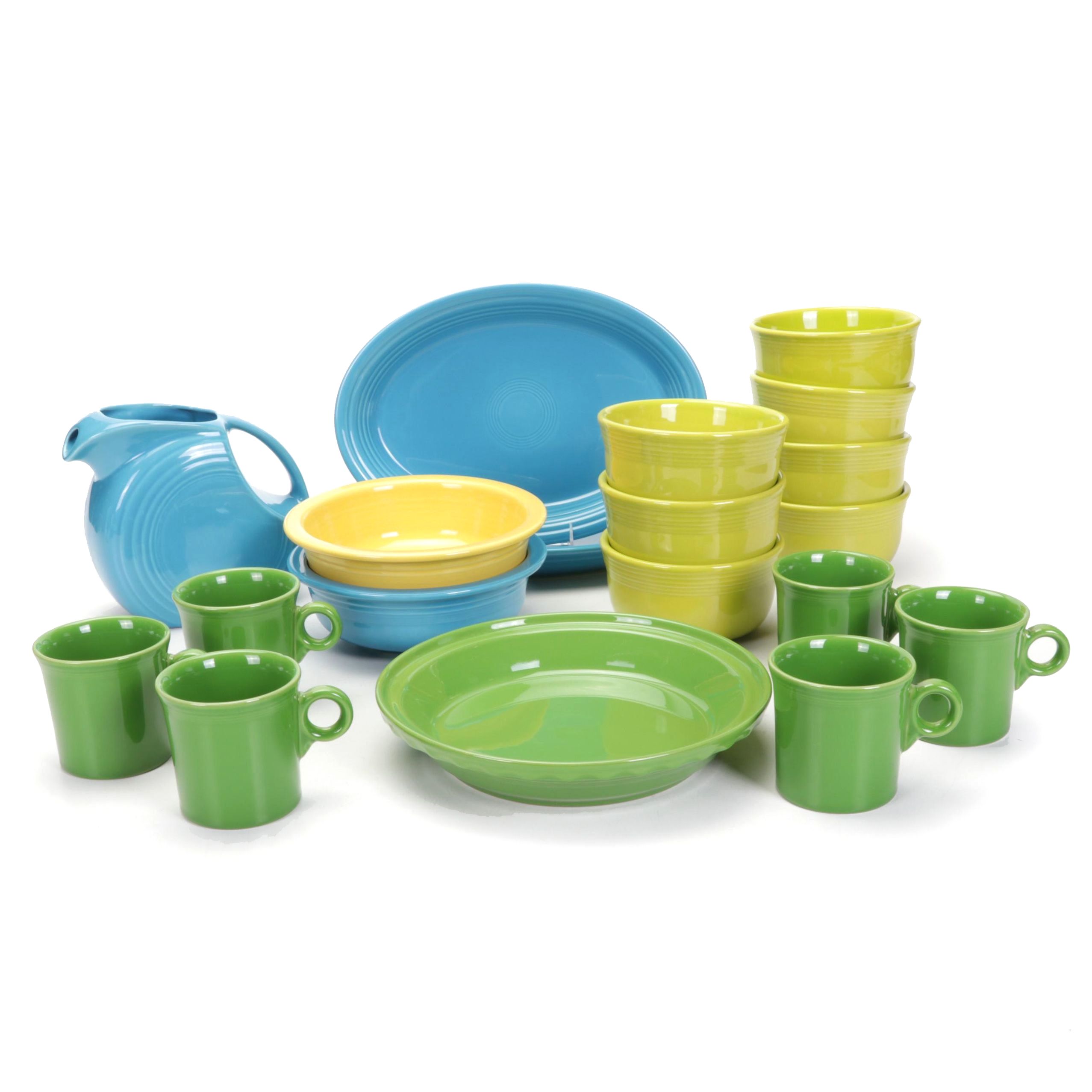 Homer Laughlin "Fiesta Sunflower" and Other Fiestaware