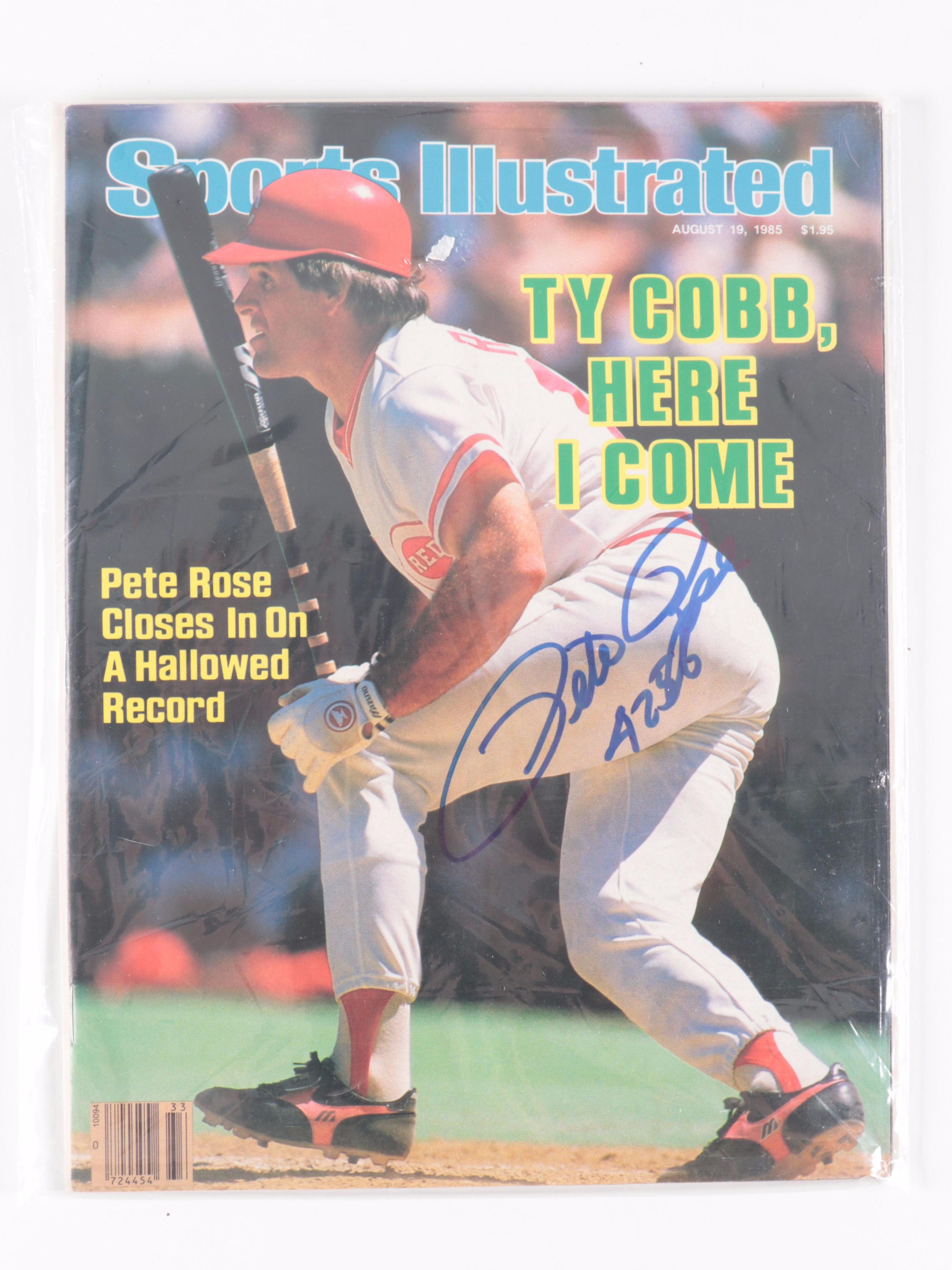 Pete Rose, Sean Casey Signatures, Sports Illustrated Magazines, Prints and More