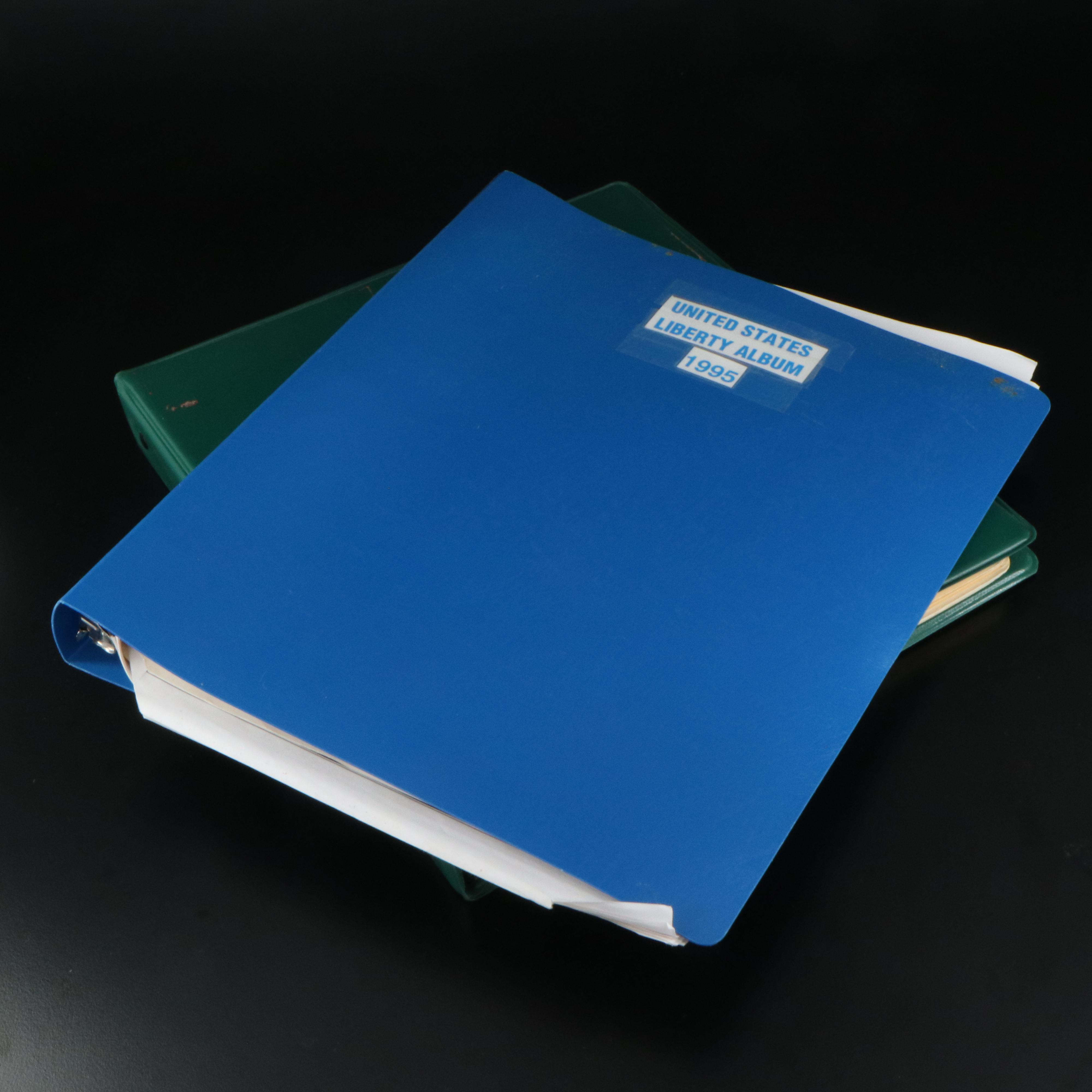 Two Albums of U.S. and Foreign Postage Stamps