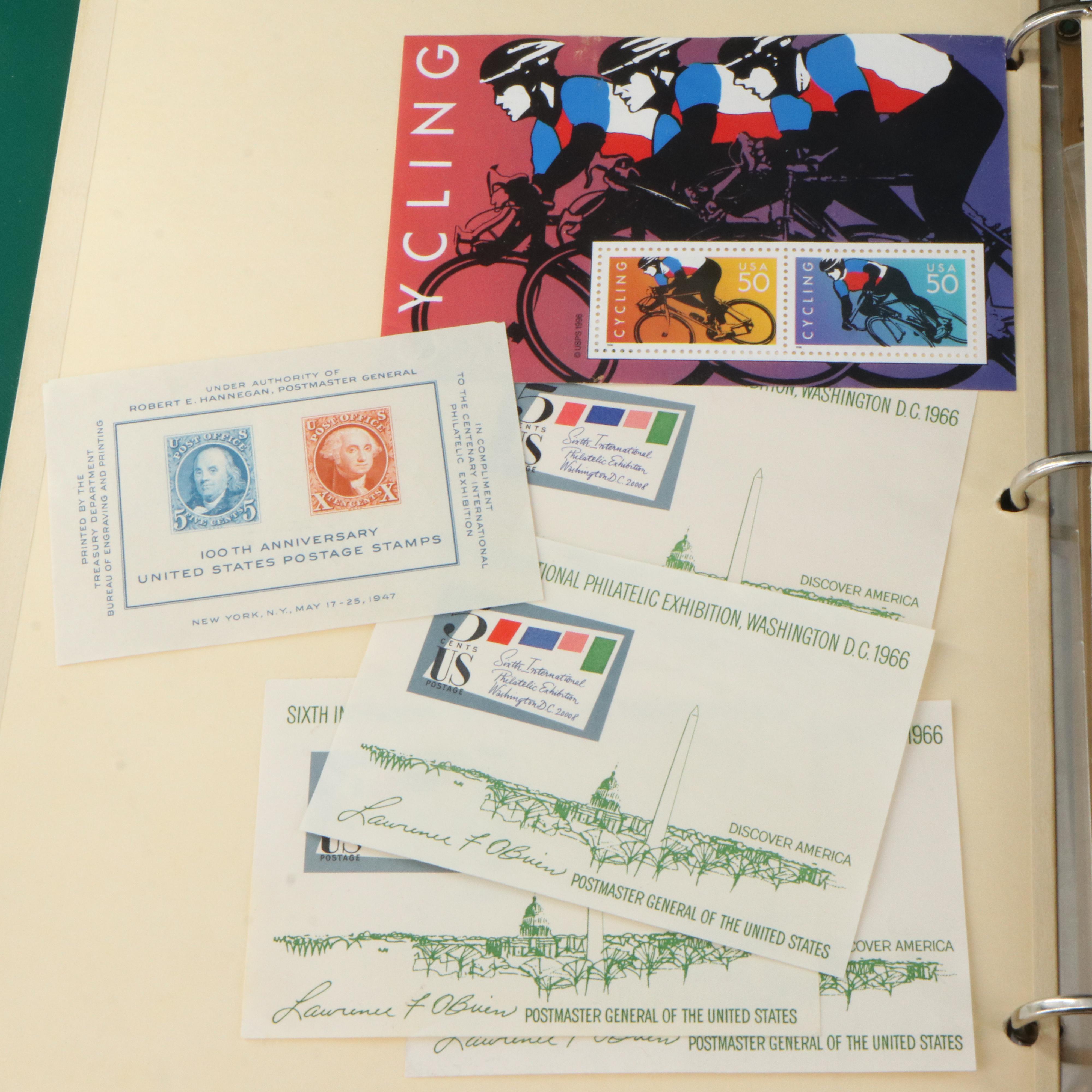 Two Albums of U.S. and Foreign Postage Stamps