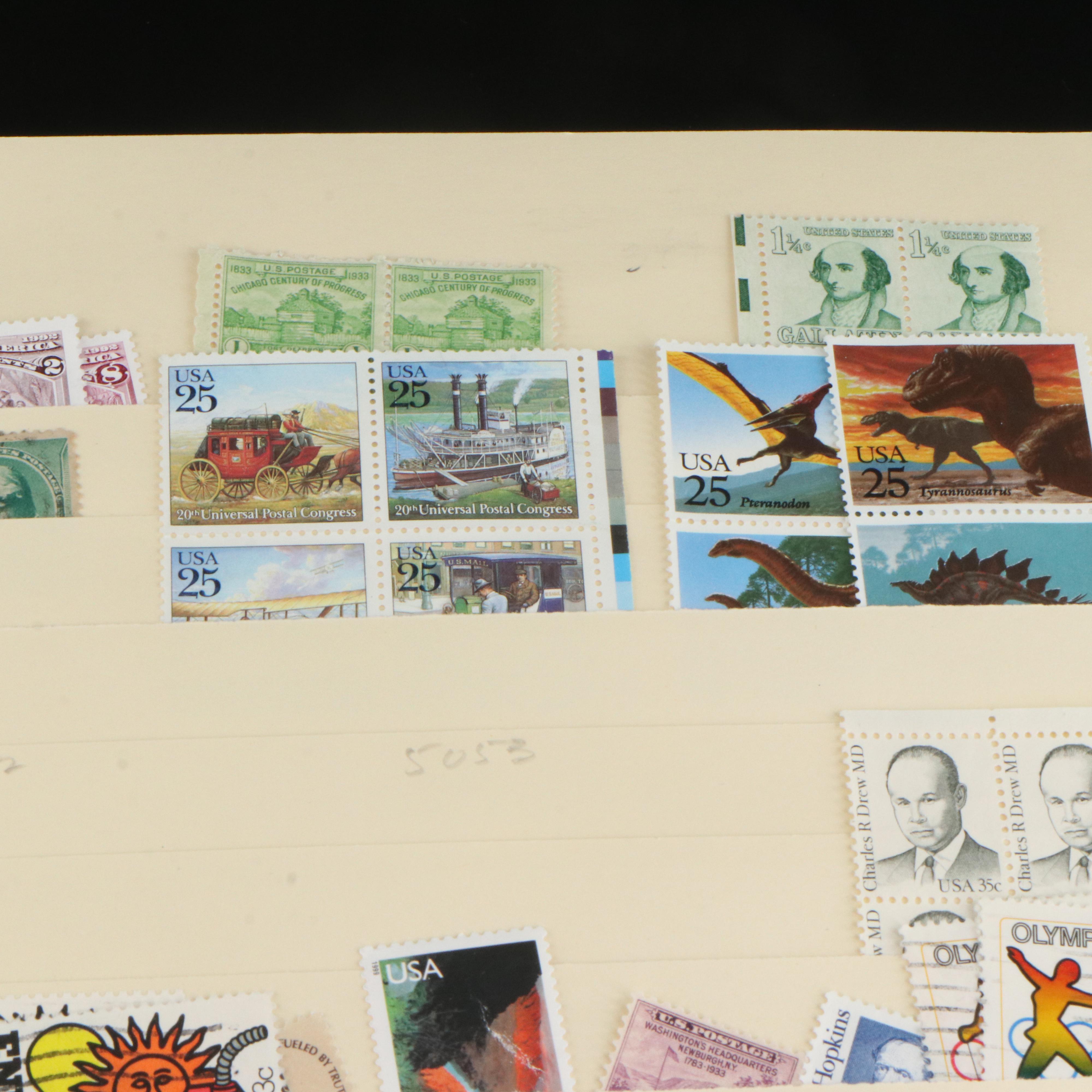 Two Albums of U.S. and Foreign Postage Stamps