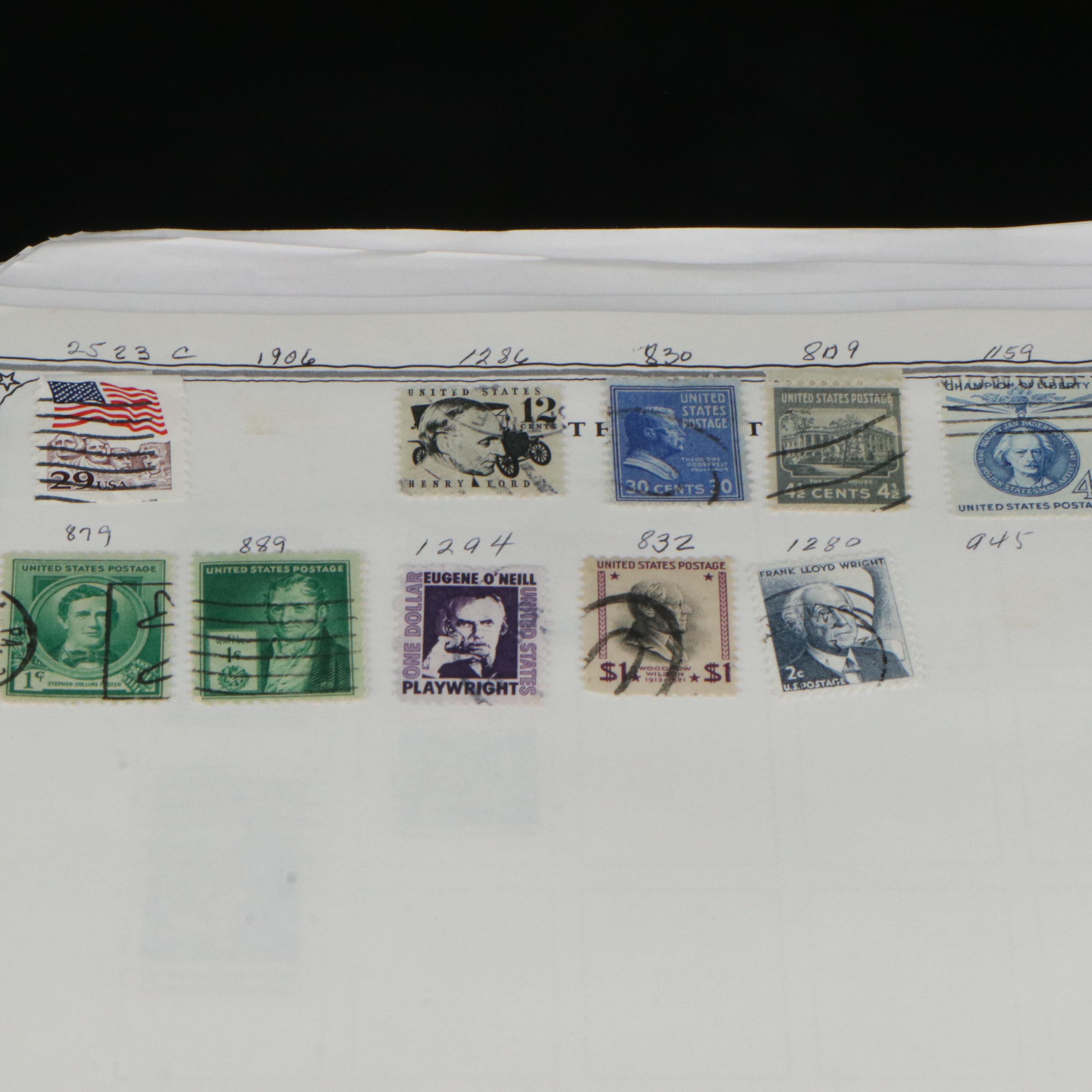 Two Albums of U.S. and Foreign Postage Stamps