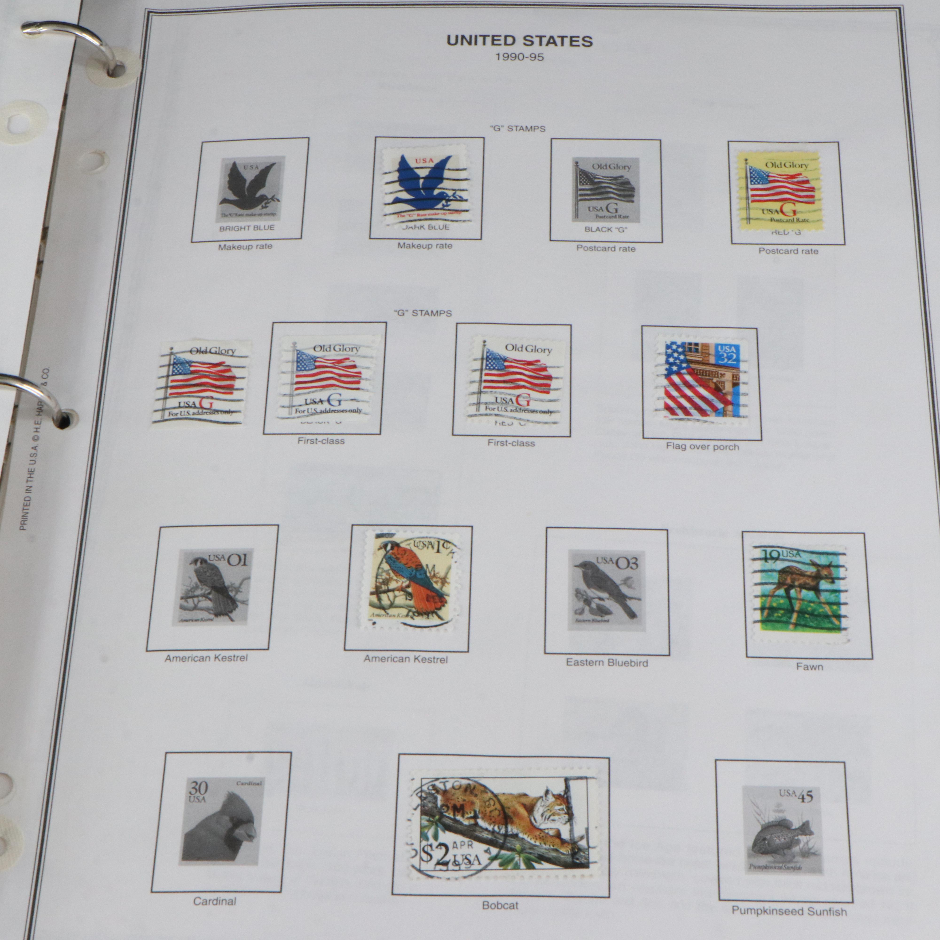 Two Albums of U.S. and Foreign Postage Stamps