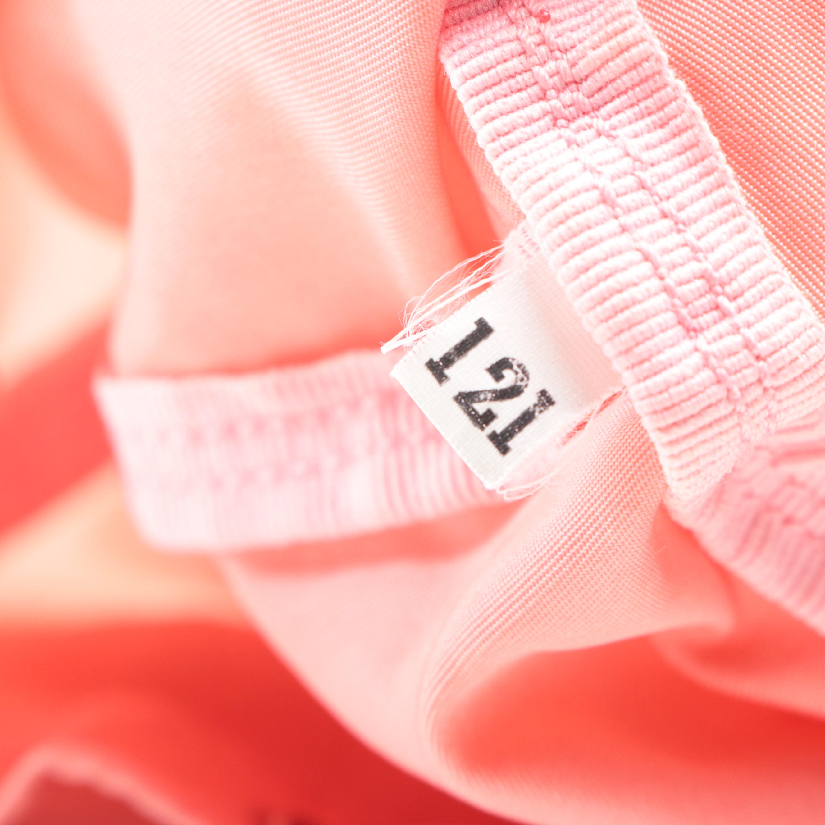 Prada Drawstring Pouch in Pink Nylon