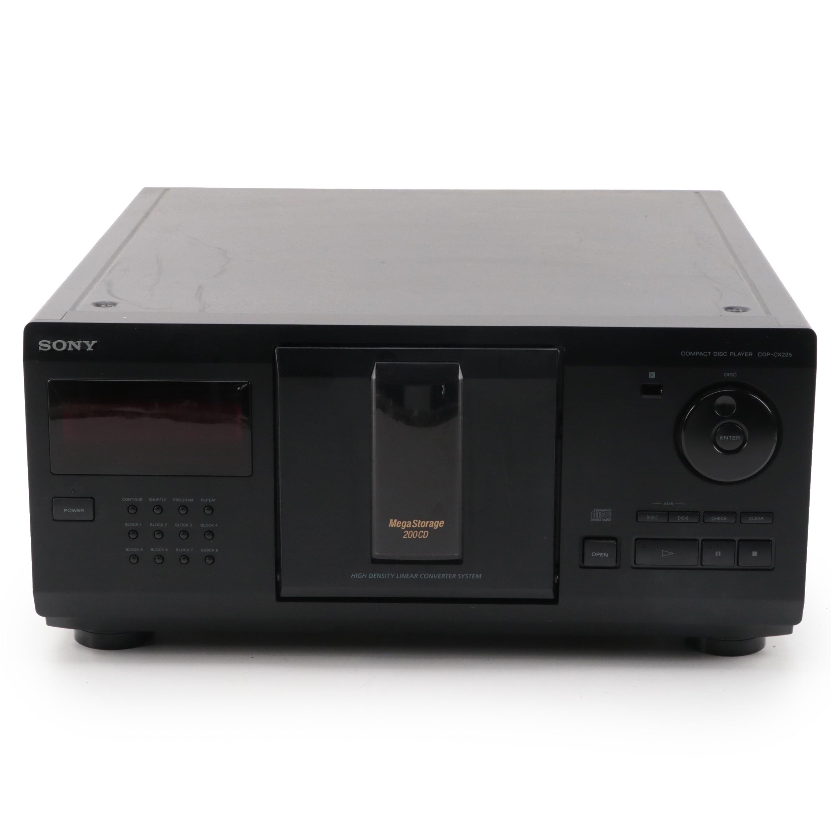 Sony CDP-CX225 High Density Linear Converter System 200 CD Compact Disk Player