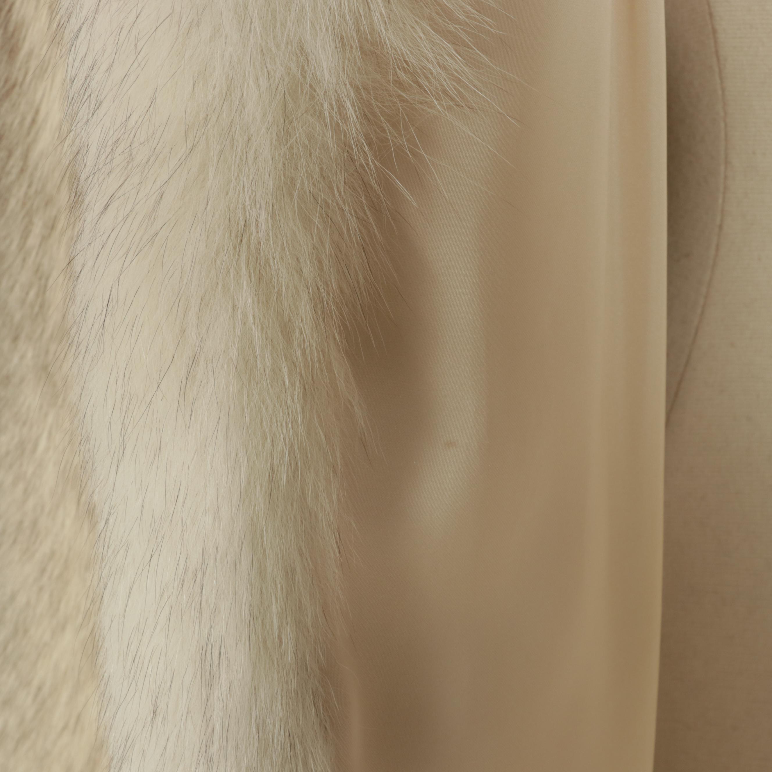 Full Pelt Finnish Blue Fox Fur Coat