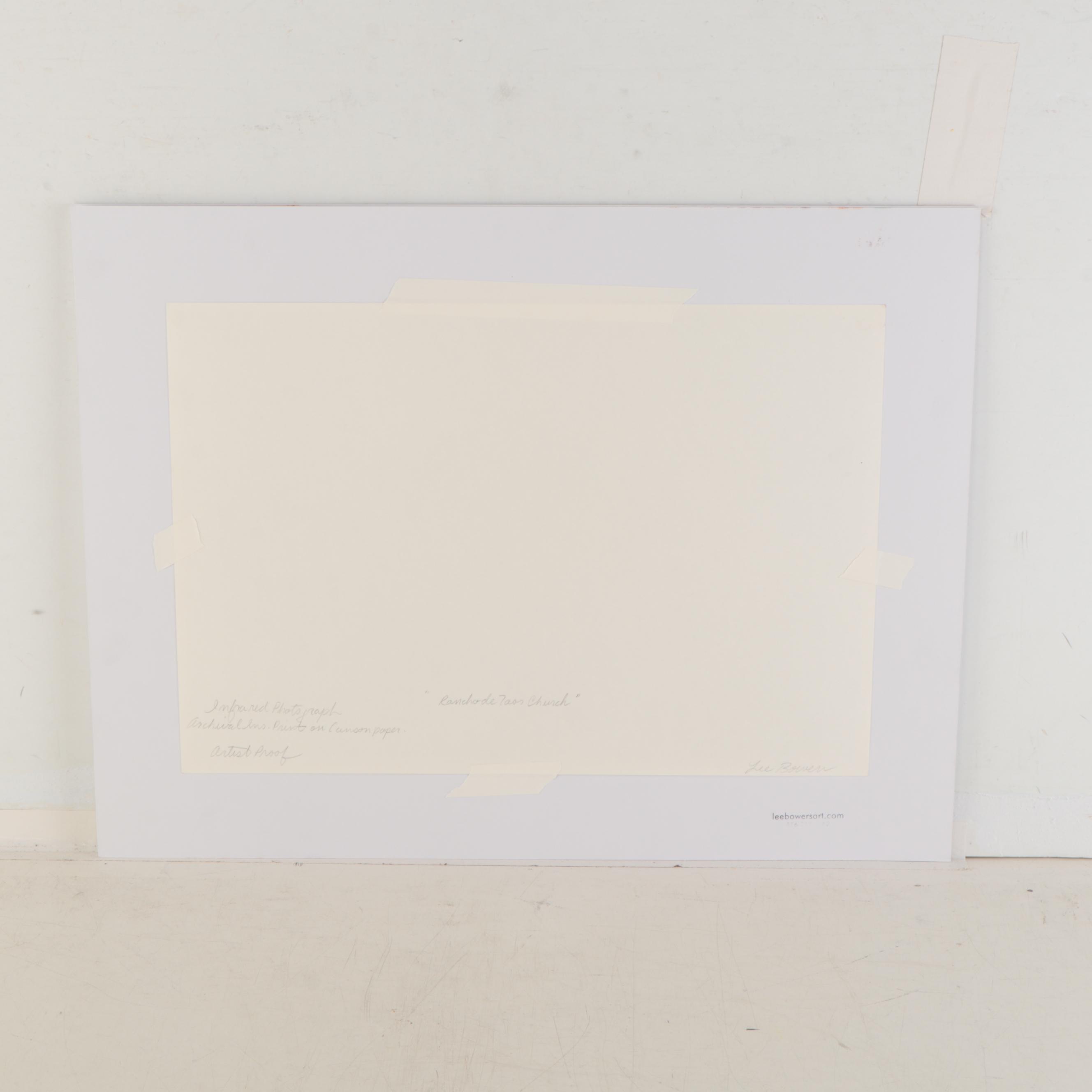 Lee Bowers Double-Sided Architectural Digital Photographs