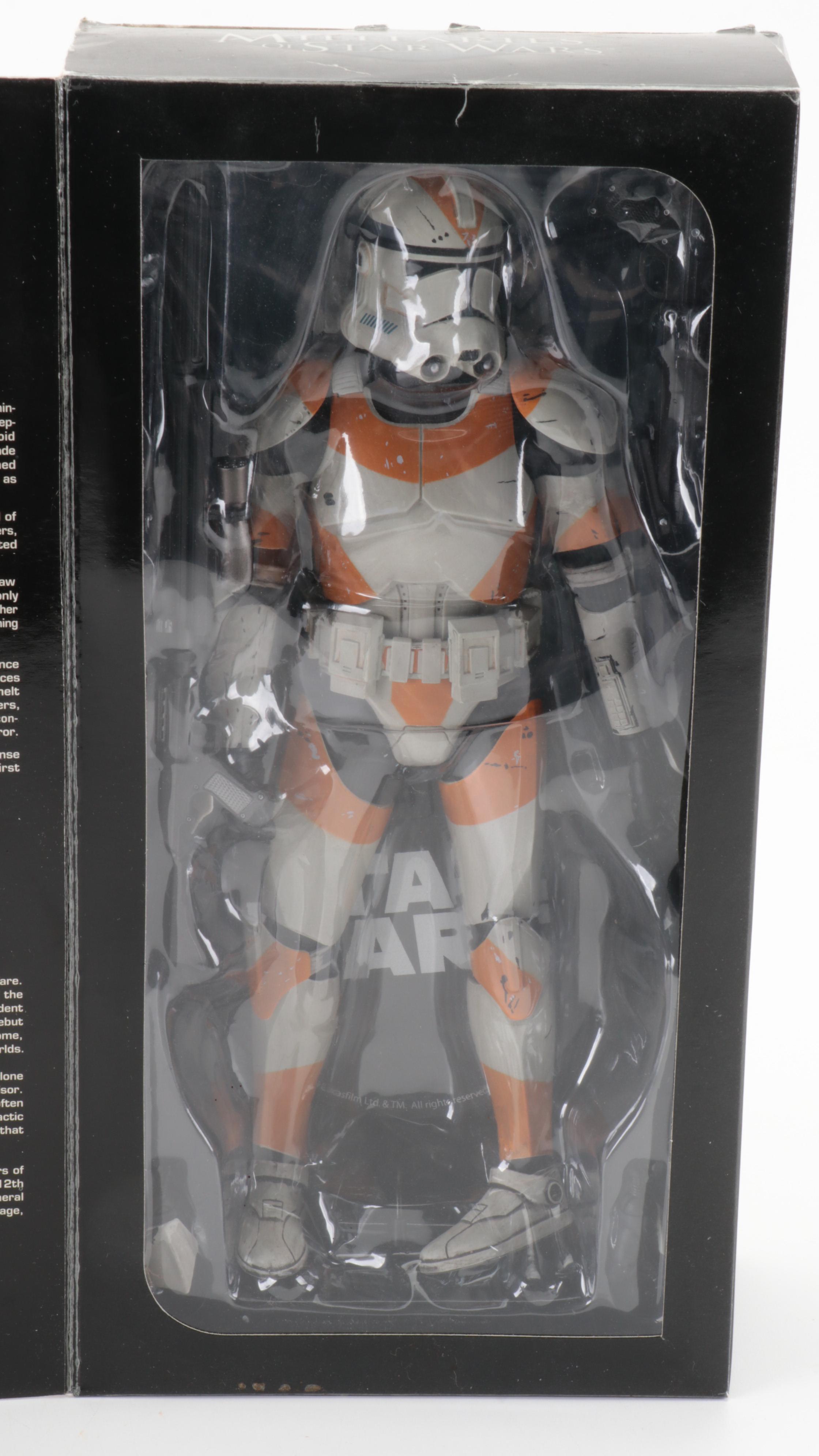 Sideshow Star Wars Imperial Stormtrooper, Republic Clone Trooper Scale Figures