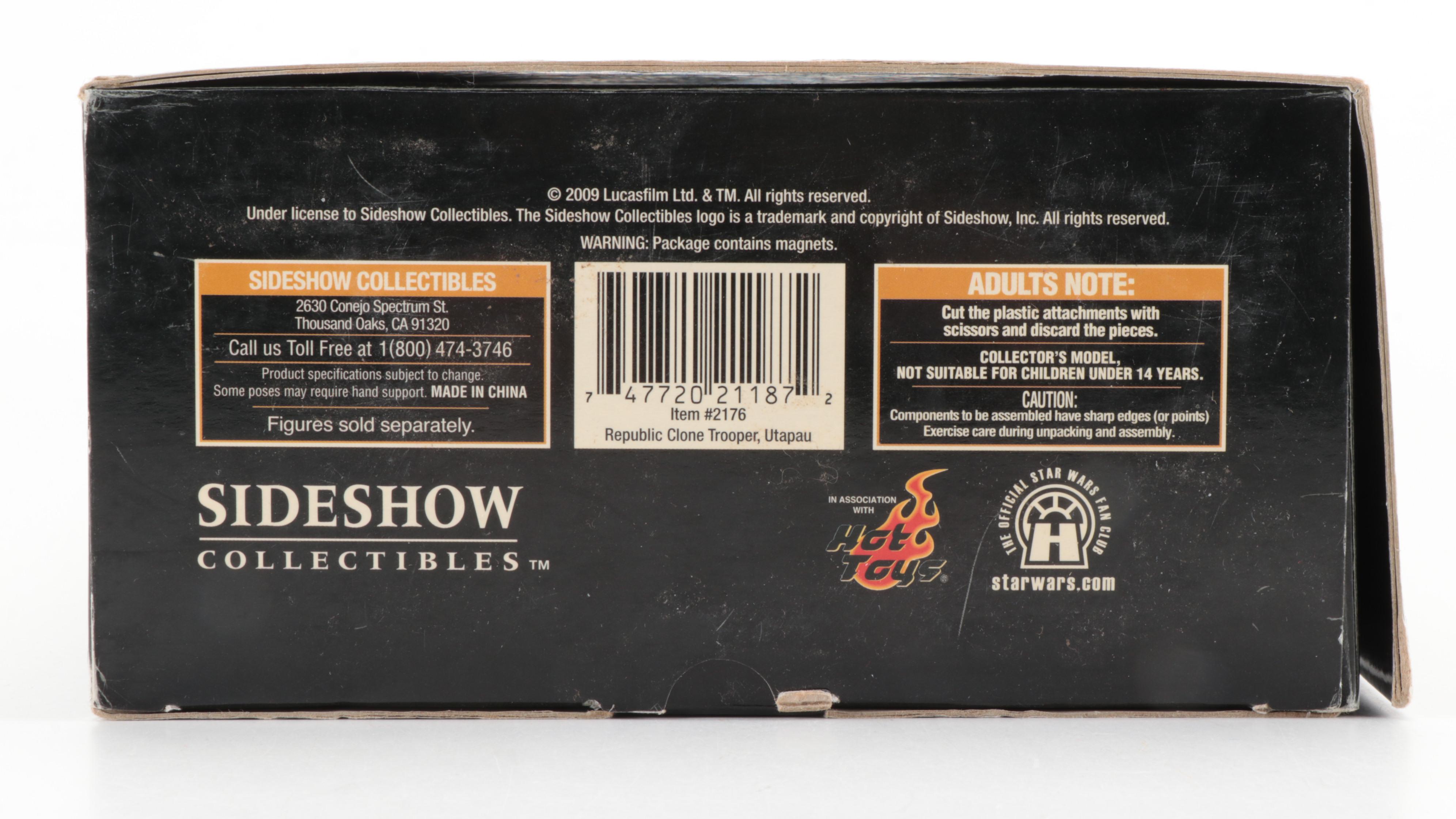 Sideshow Star Wars Imperial Stormtrooper, Republic Clone Trooper Scale Figures