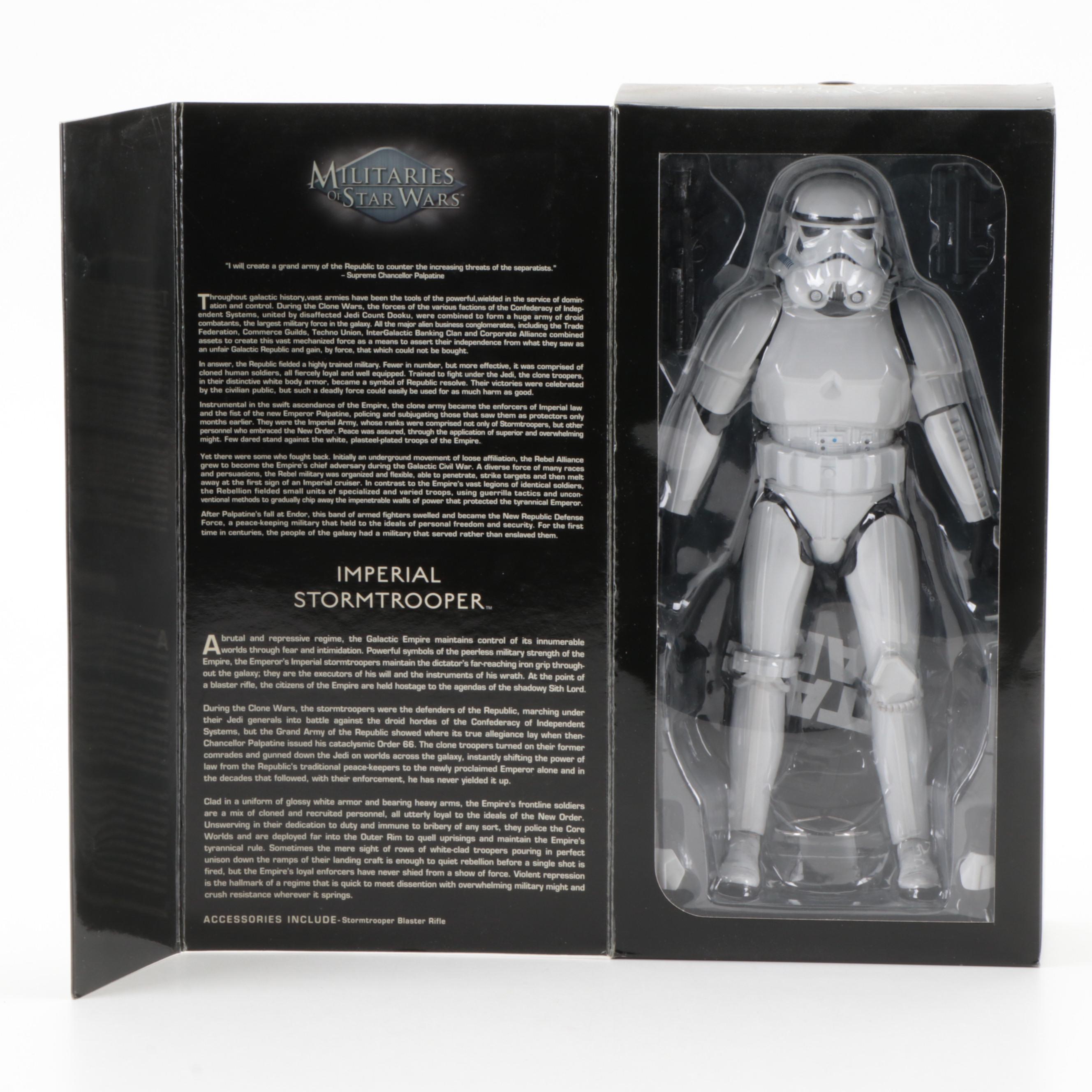 Sideshow Star Wars Imperial Stormtrooper, Republic Clone Trooper Scale Figures
