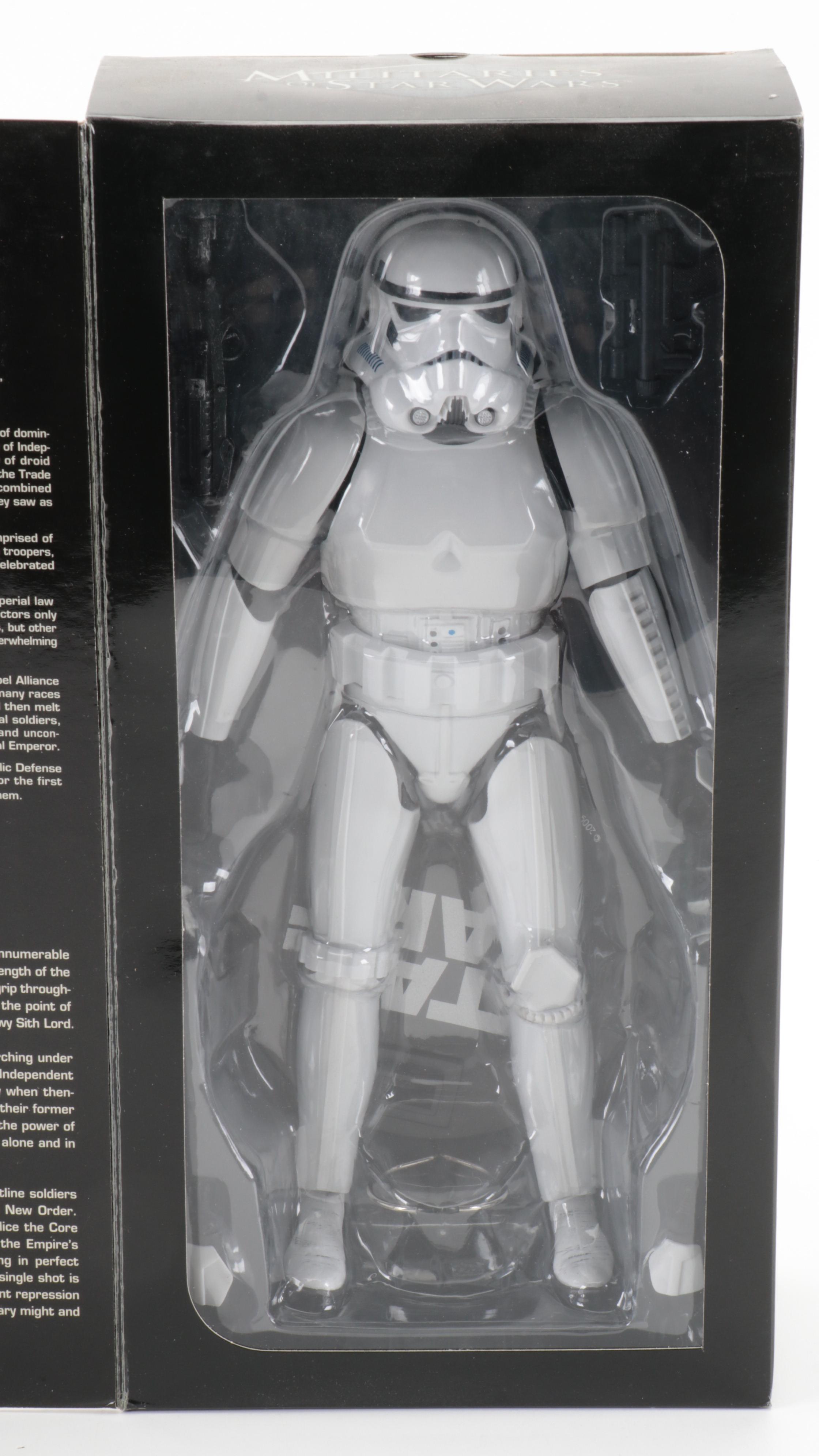 Sideshow Star Wars Imperial Stormtrooper, Republic Clone Trooper Scale Figures