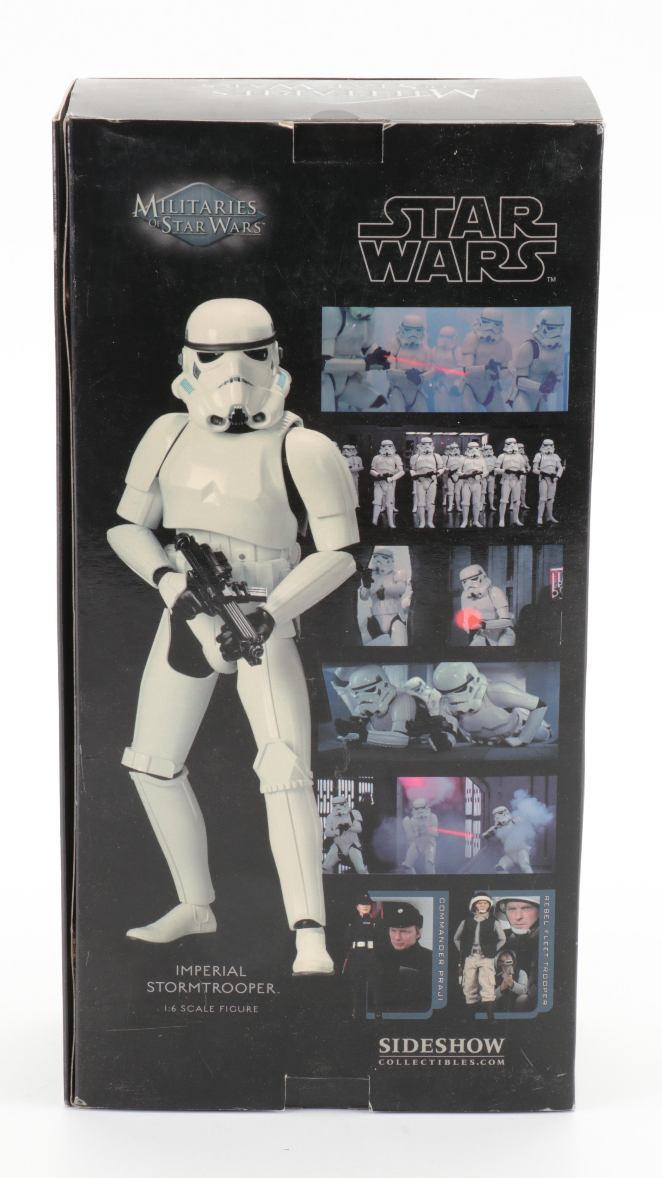 Sideshow Star Wars Imperial Stormtrooper, Republic Clone Trooper Scale Figures
