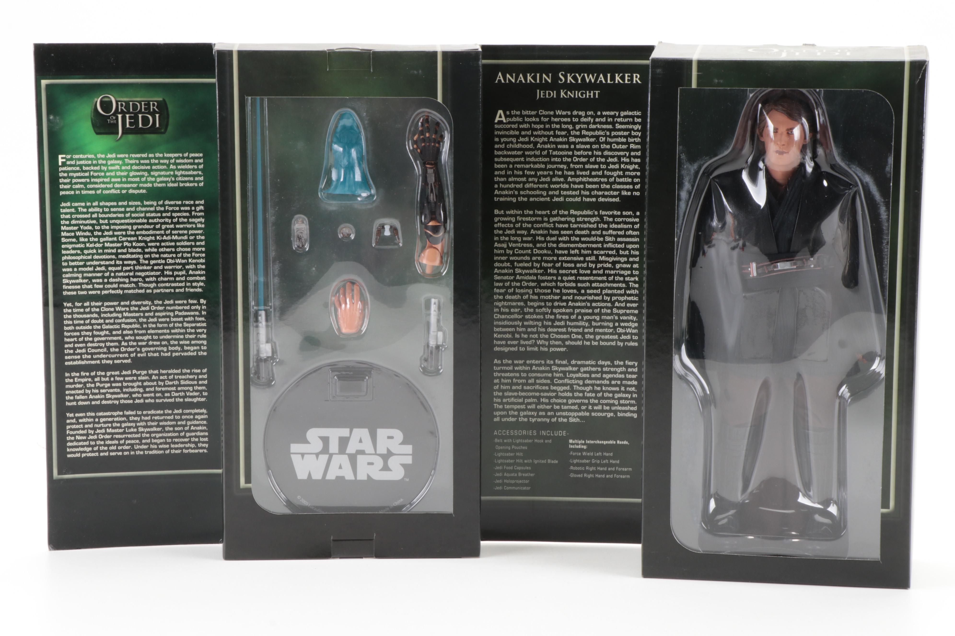 Sideshow Star Wars Anakin Skywalker and Obi-Wan Kenobi Scale Model Figures