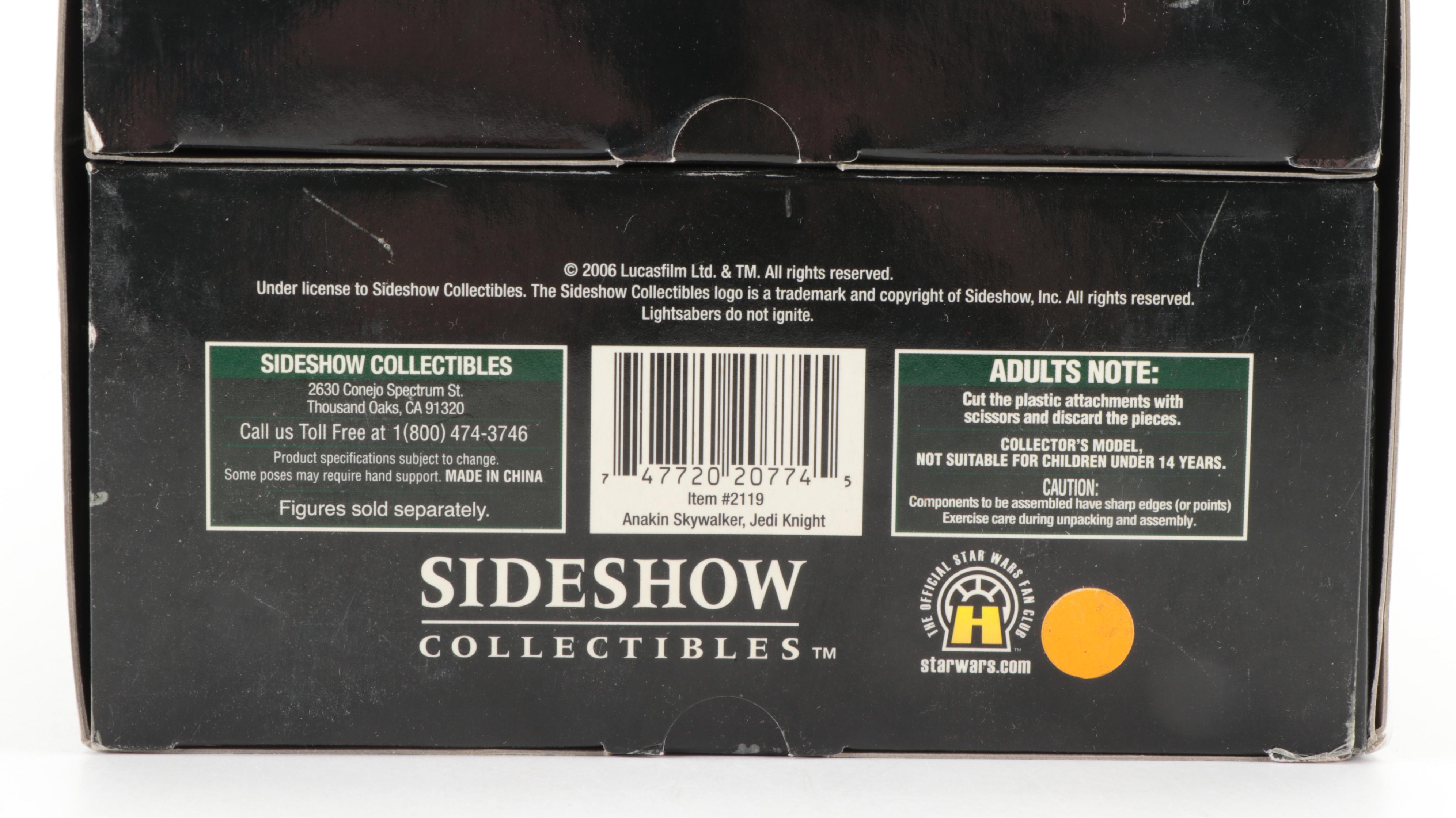 Sideshow Star Wars Anakin Skywalker and Obi-Wan Kenobi Scale Model Figures