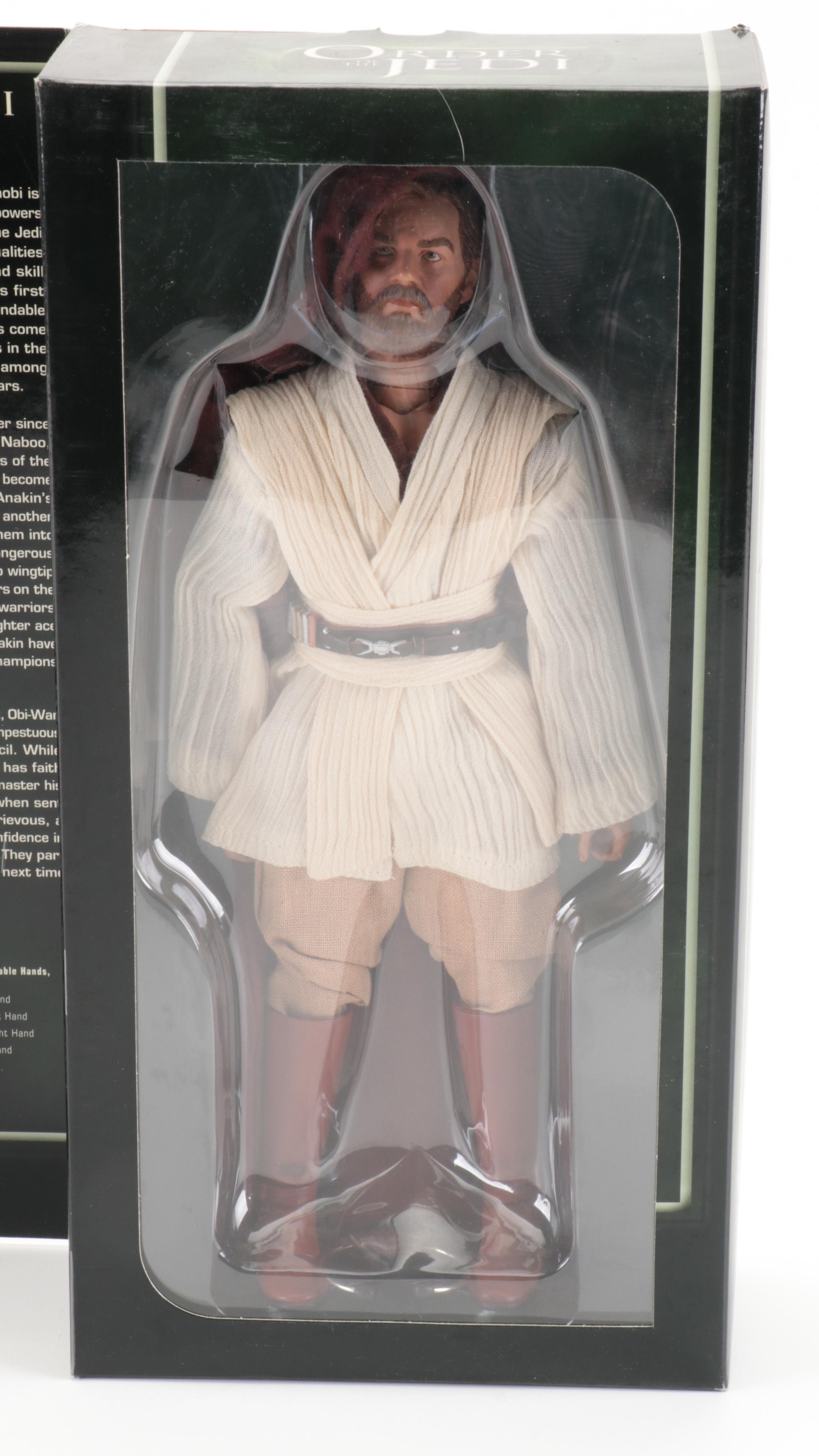 Sideshow Star Wars Anakin Skywalker and Obi-Wan Kenobi Scale Model Figures