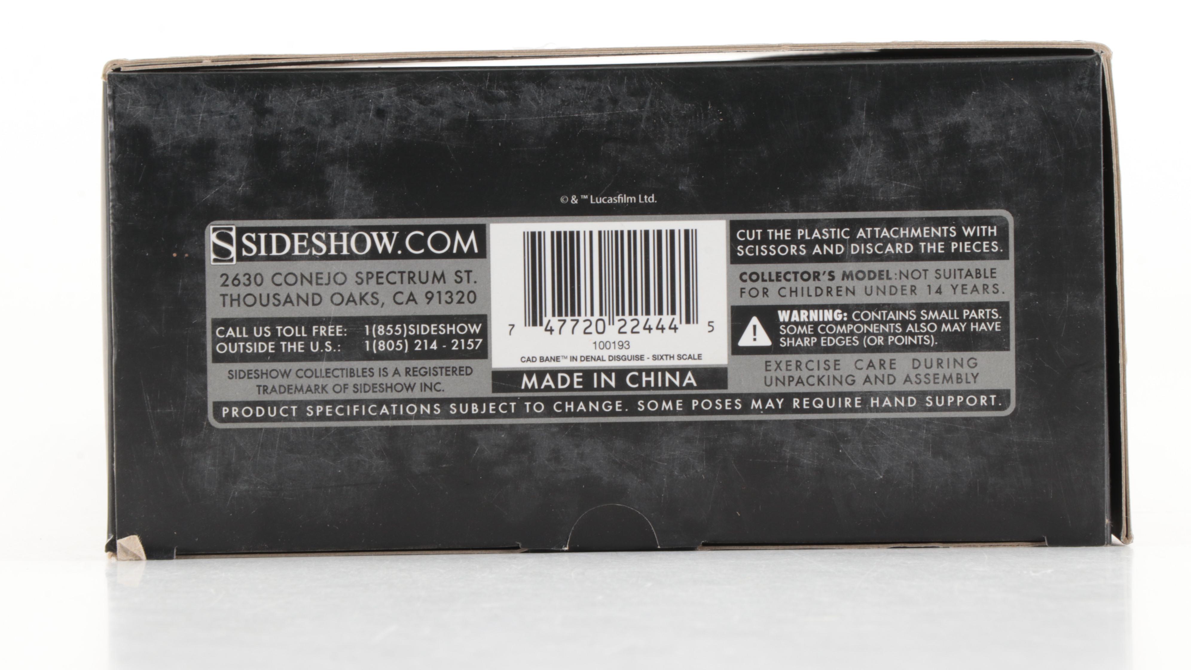 Sideshow Star Wars Cad Bane in Denal Disguise Scale Model Figure