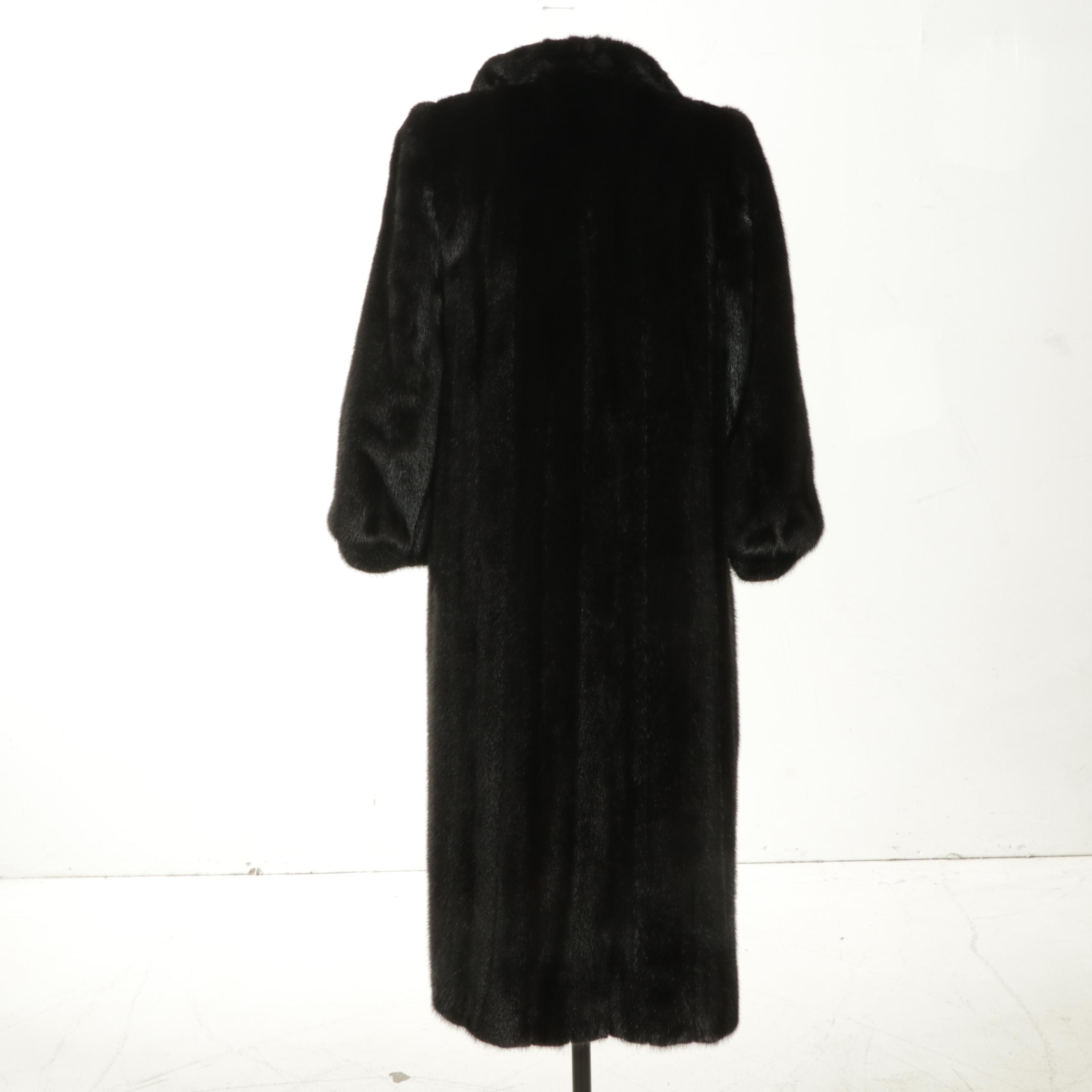 Black Mink Fur Coat from Leonore's Furs Beverly Hills