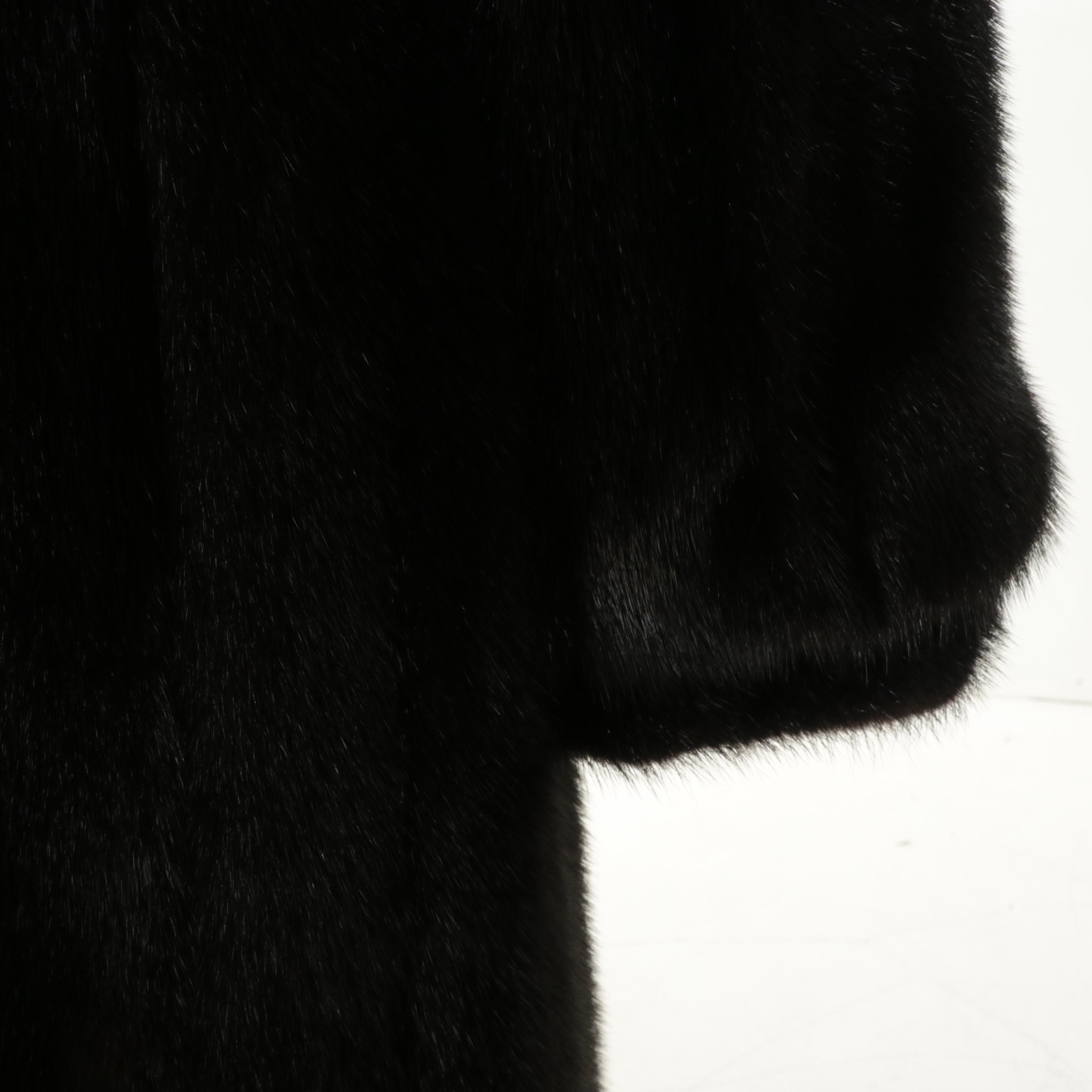 Black Mink Fur Coat from Leonore's Furs Beverly Hills