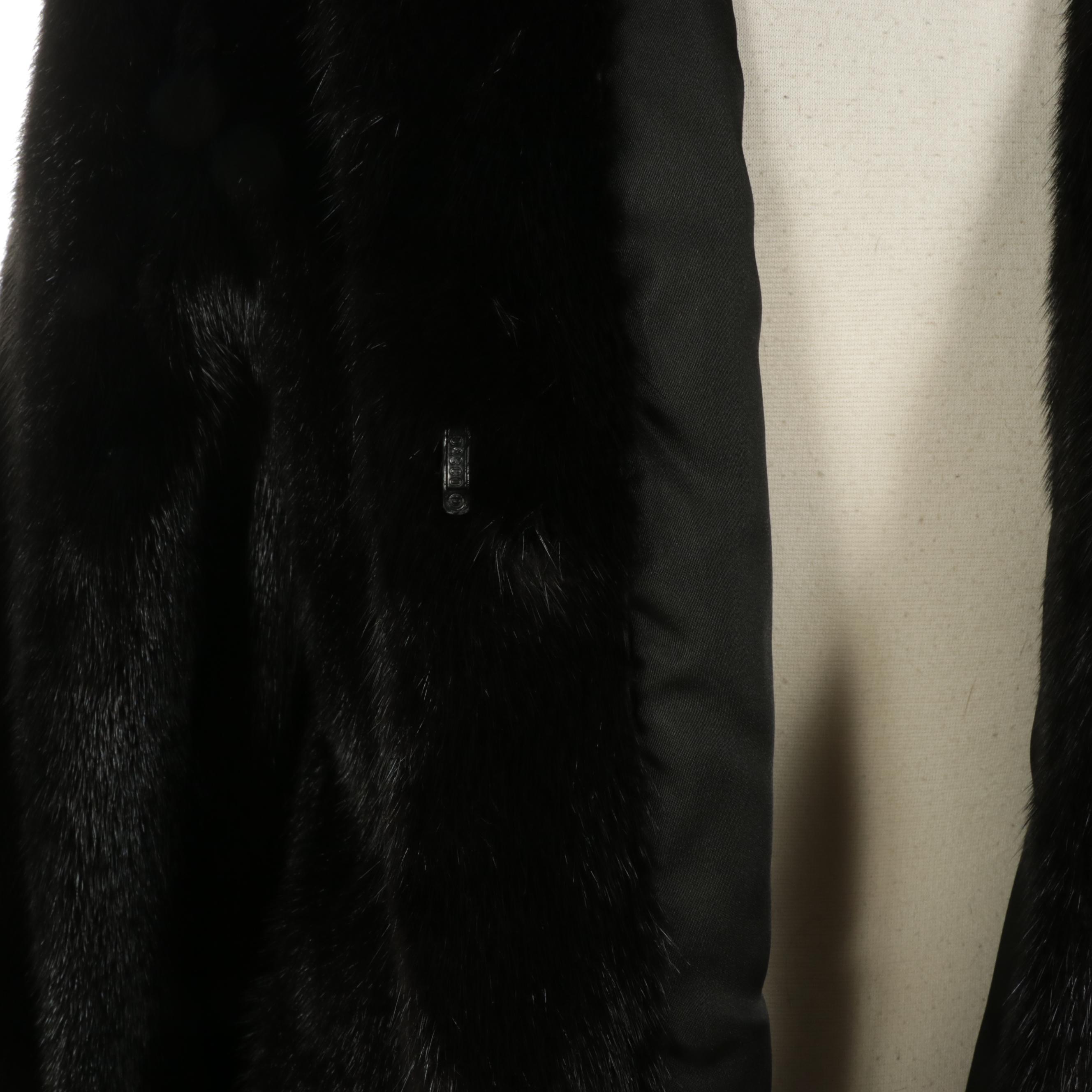 Black Mink Fur Coat from Leonore's Furs Beverly Hills
