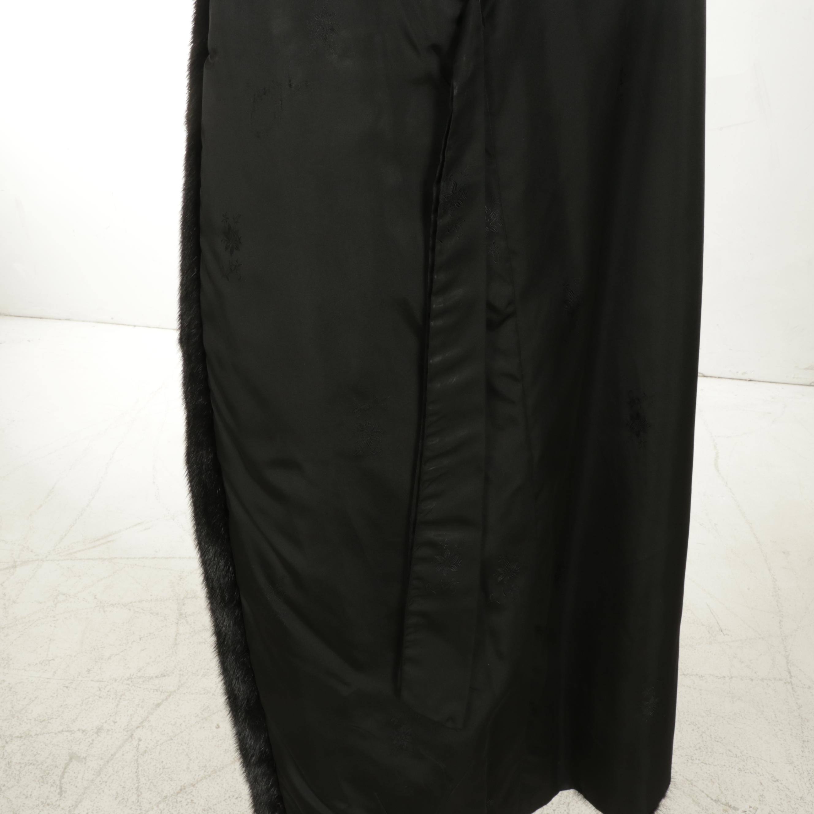 Black Mink Fur Coat from Leonore's Furs Beverly Hills