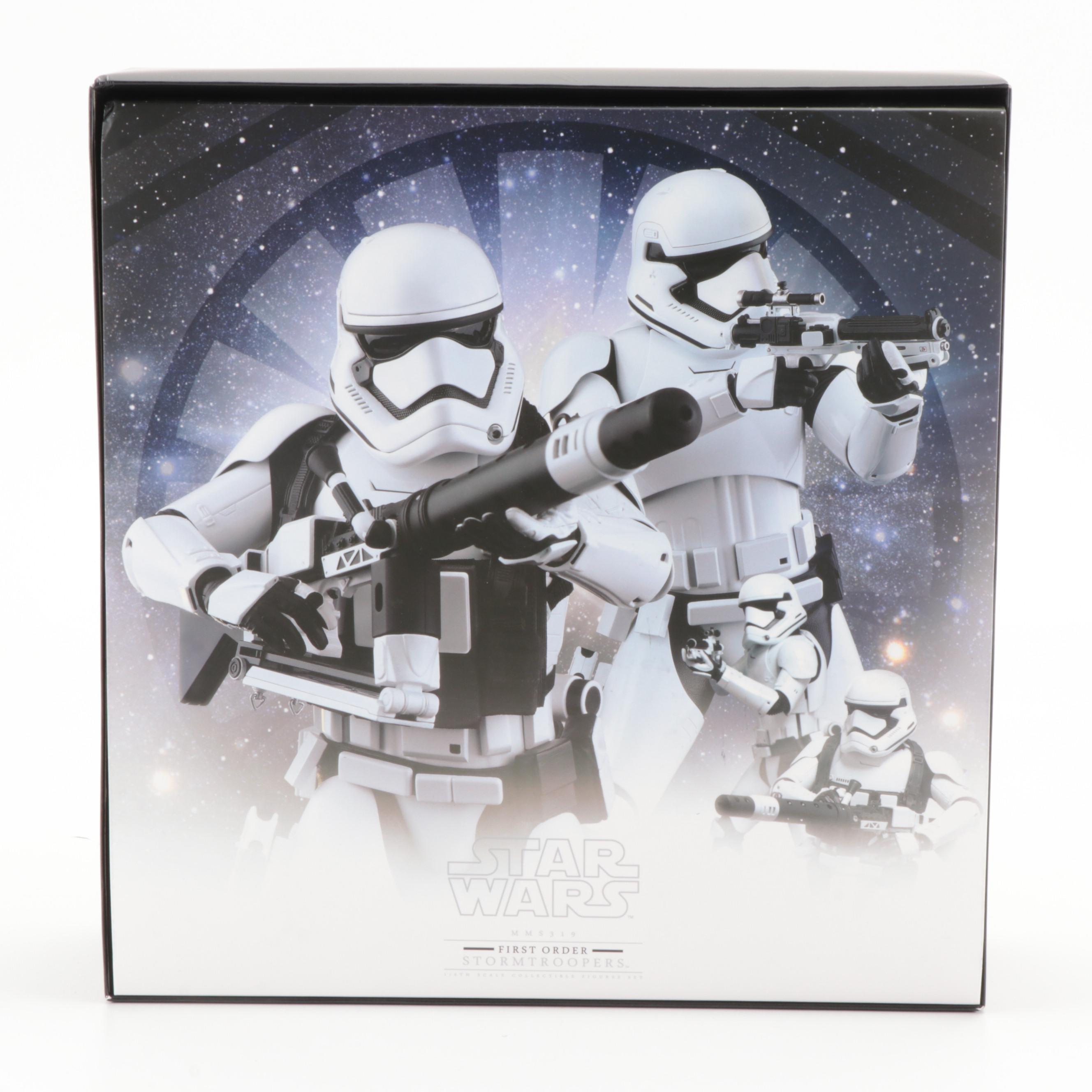 Hot Toys Star Wars First Order Stormtroopers Sixth Scale Model Figures Set