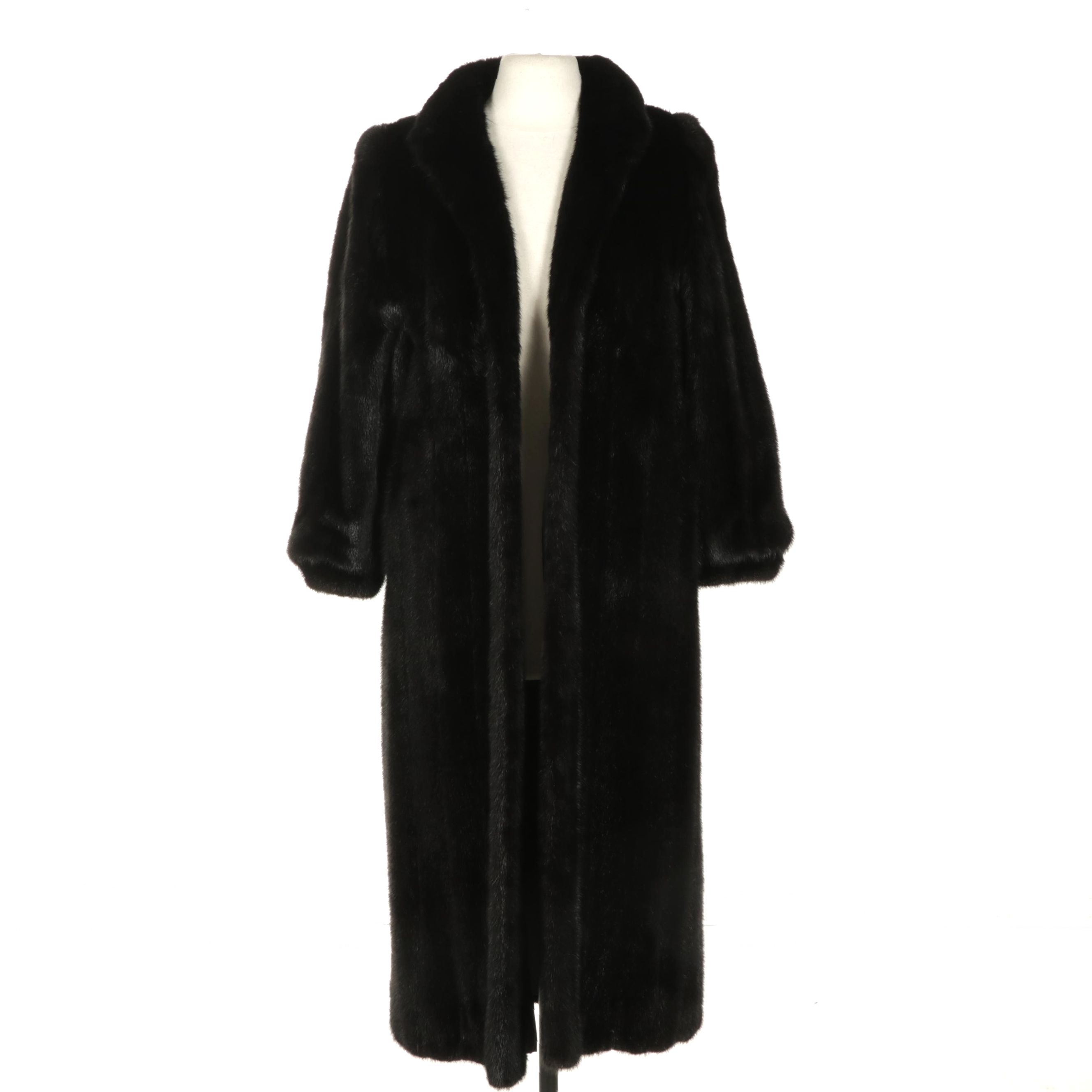 Black Mink Fur Coat from Leonore's Furs Beverly Hills