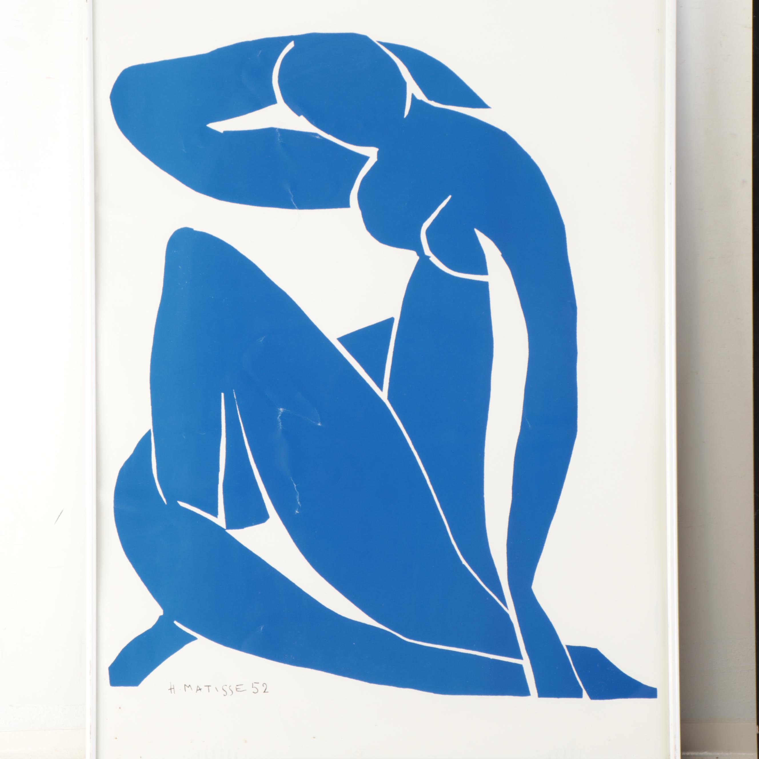 Lithograph After Henri Matisse "Blue Nude" and Other