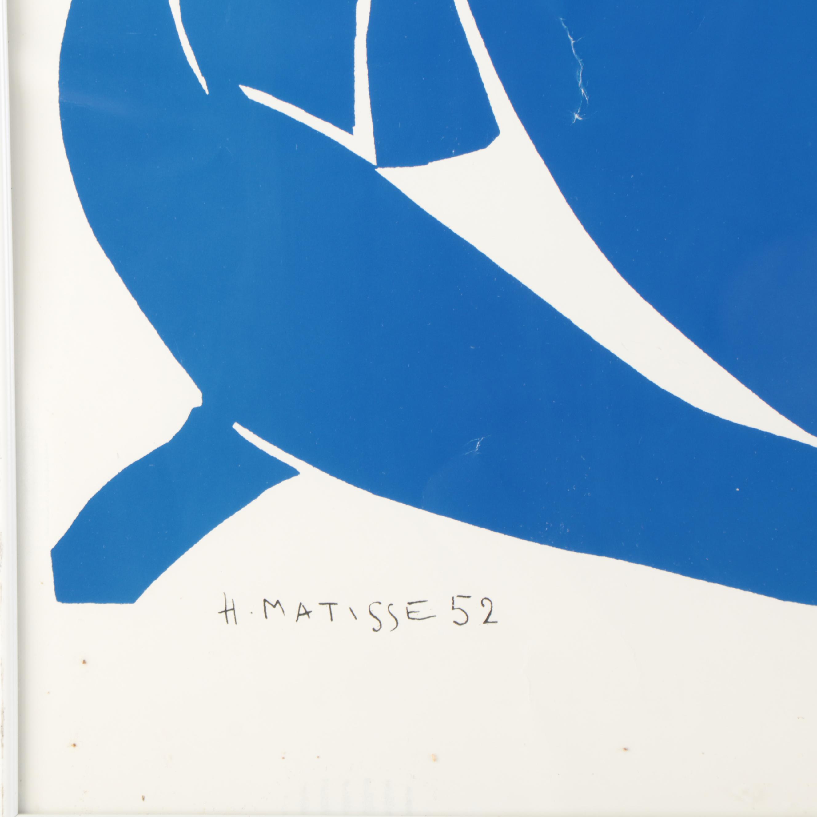 Lithograph After Henri Matisse "Blue Nude" and Other