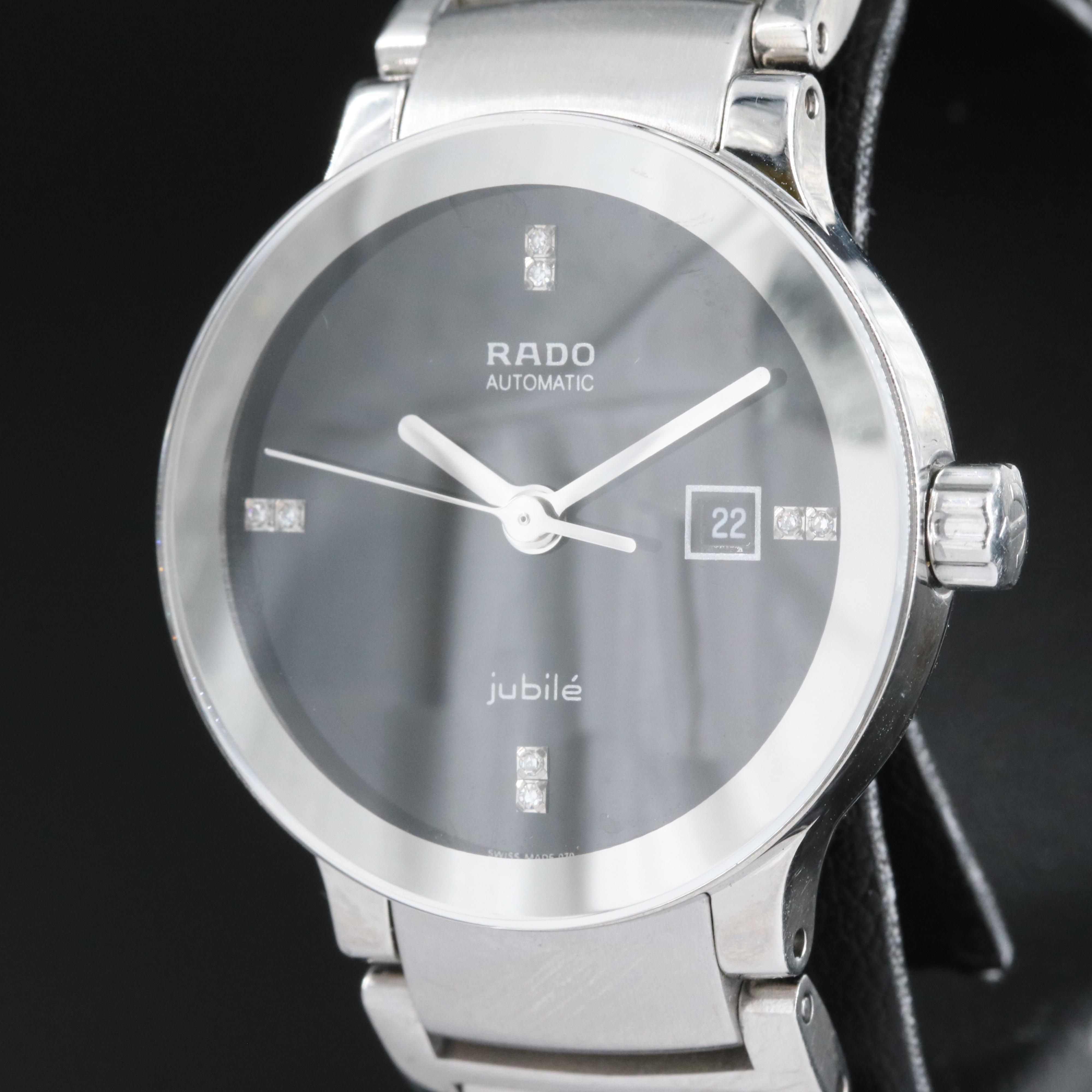 Rado Jubilé Diamond Dial Automatic Watch with Date