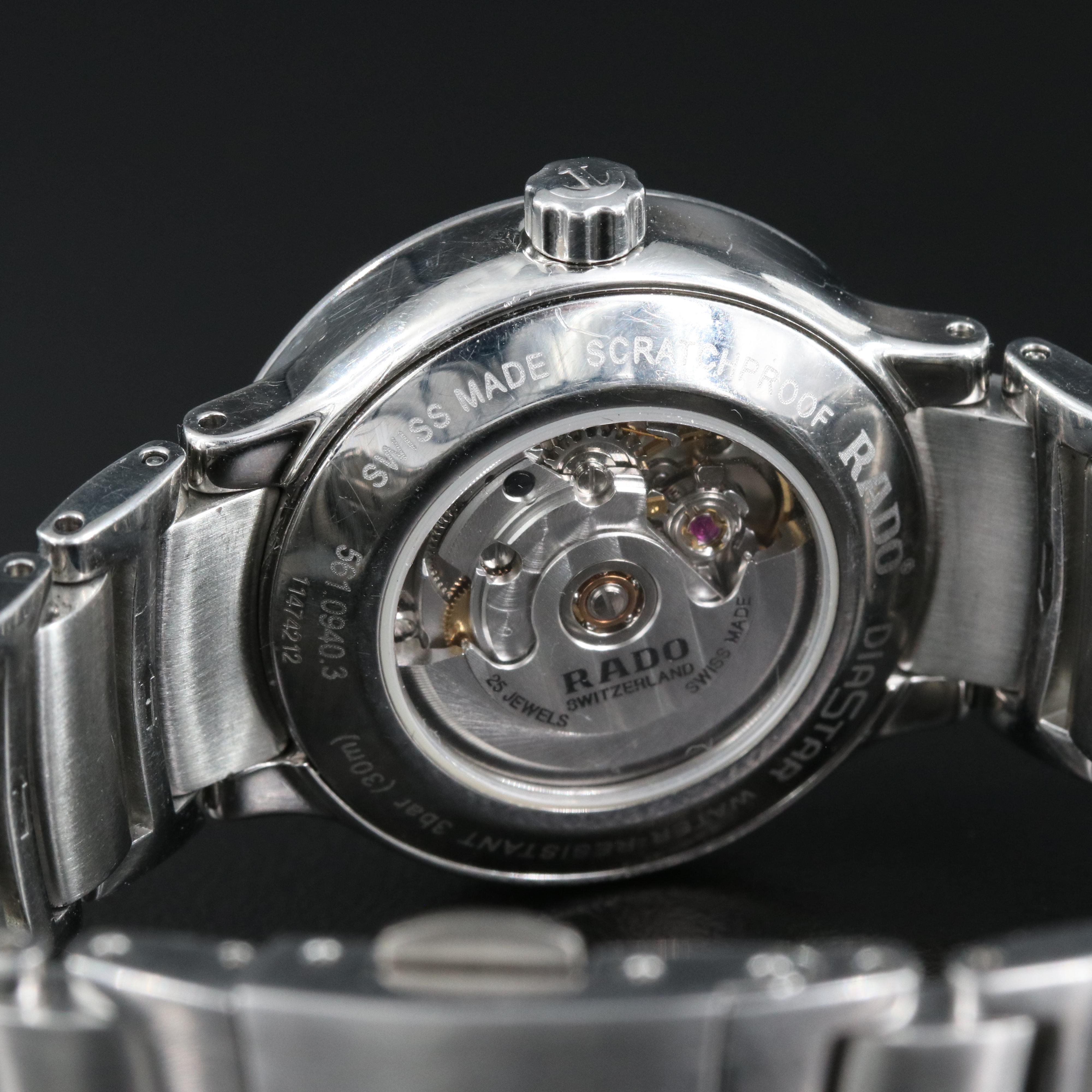 Rado Jubilé Diamond Dial Automatic Watch with Date