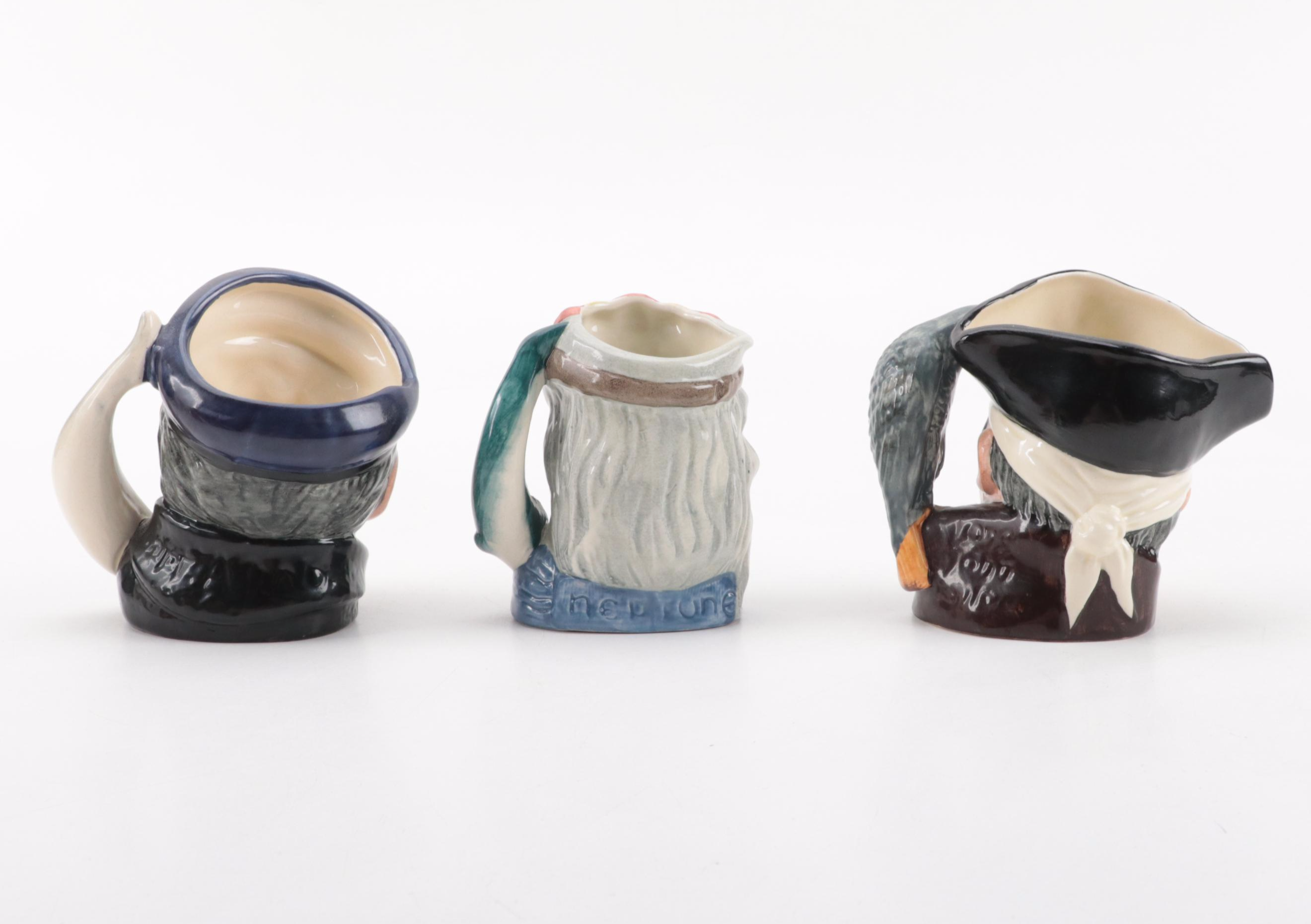 Royal Doulton "Captain Ahab", "Neptune" and More Ceramic Toby Jugs