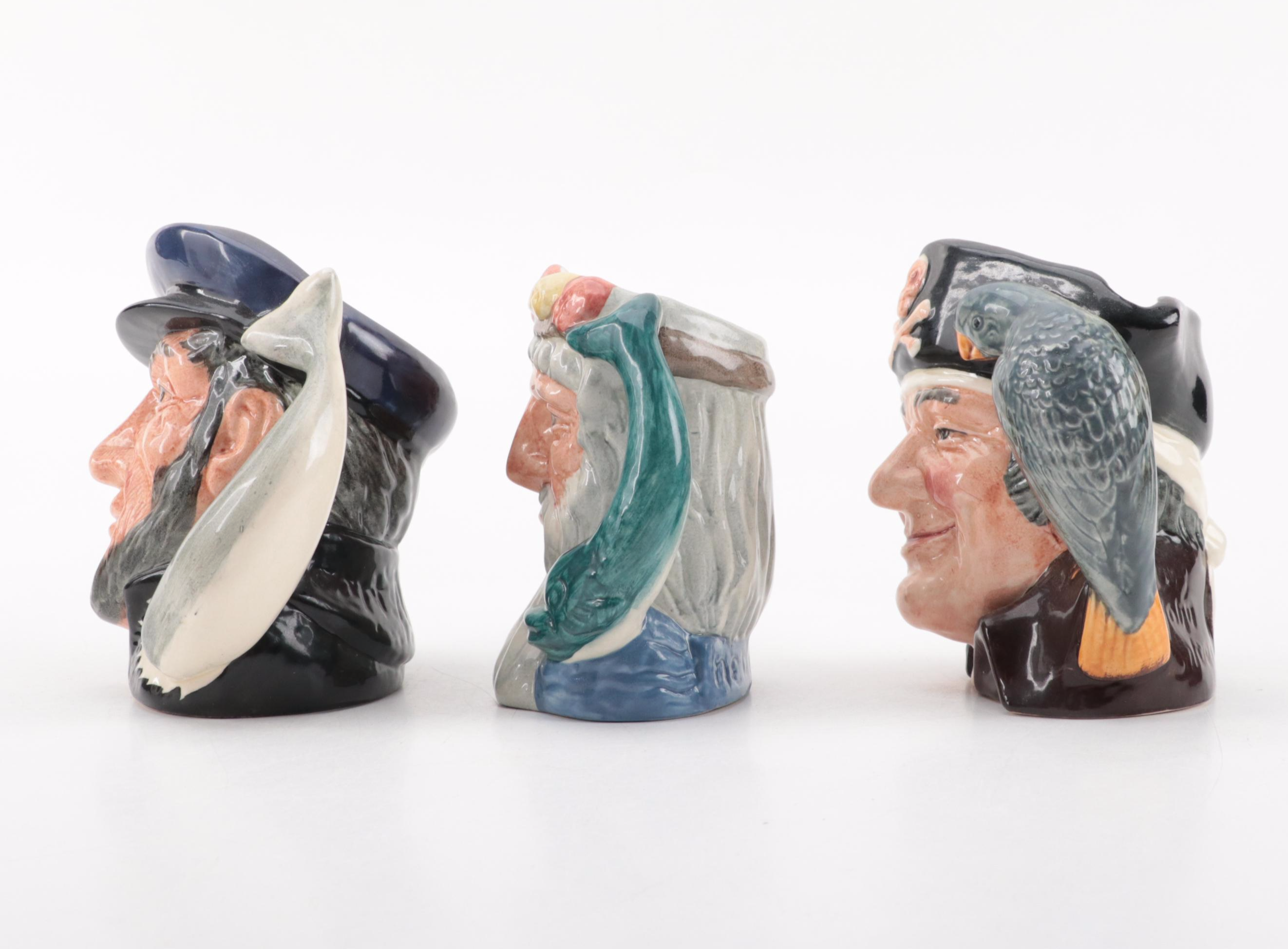 Royal Doulton "Captain Ahab", "Neptune" and More Ceramic Toby Jugs