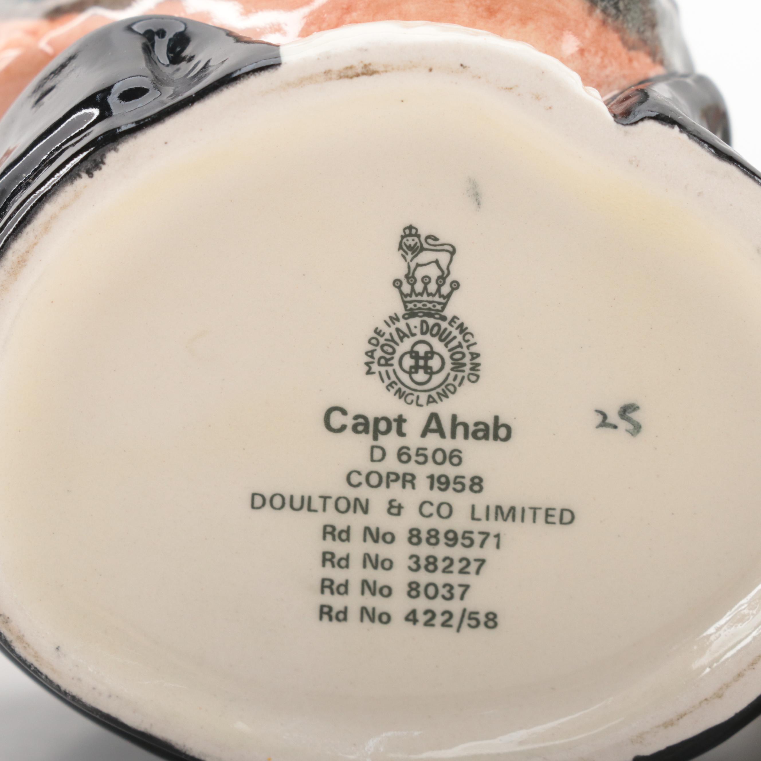 Royal Doulton "Captain Ahab", "Neptune" and More Ceramic Toby Jugs