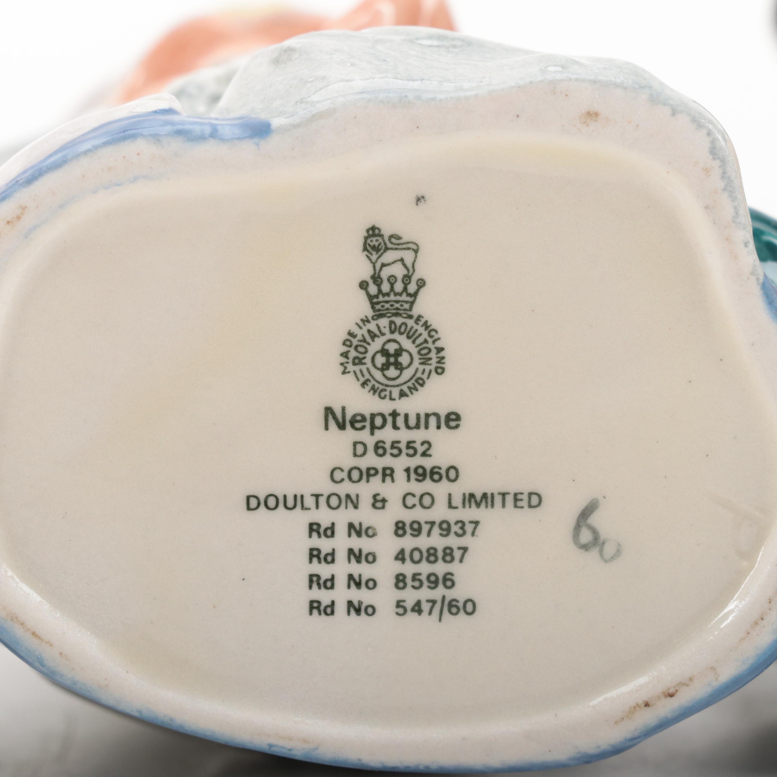 Royal Doulton "Captain Ahab", "Neptune" and More Ceramic Toby Jugs